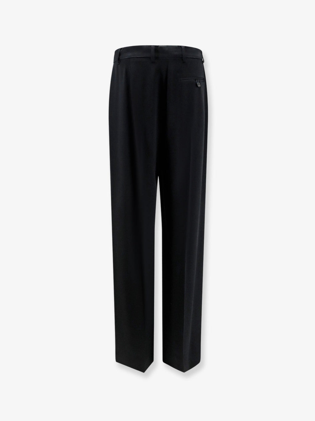 Stella Mccartney Women Pleated Straight Satin Trousers