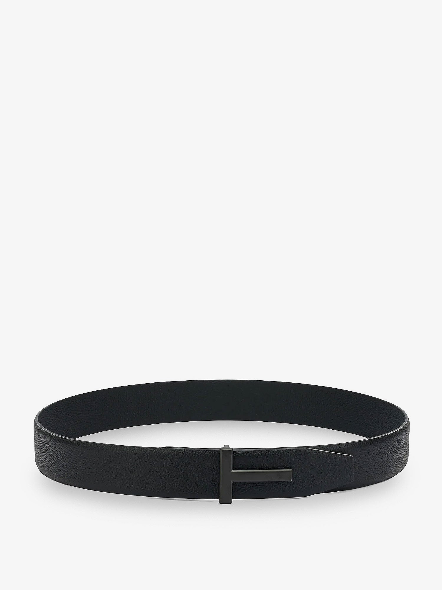 Tom Ford Men Hammered Leather Belt