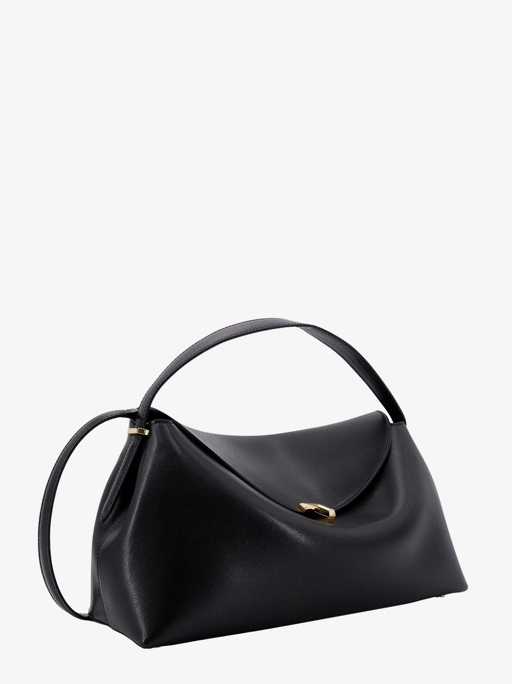Toteme Women T-Lock Leather Crossbody Bag