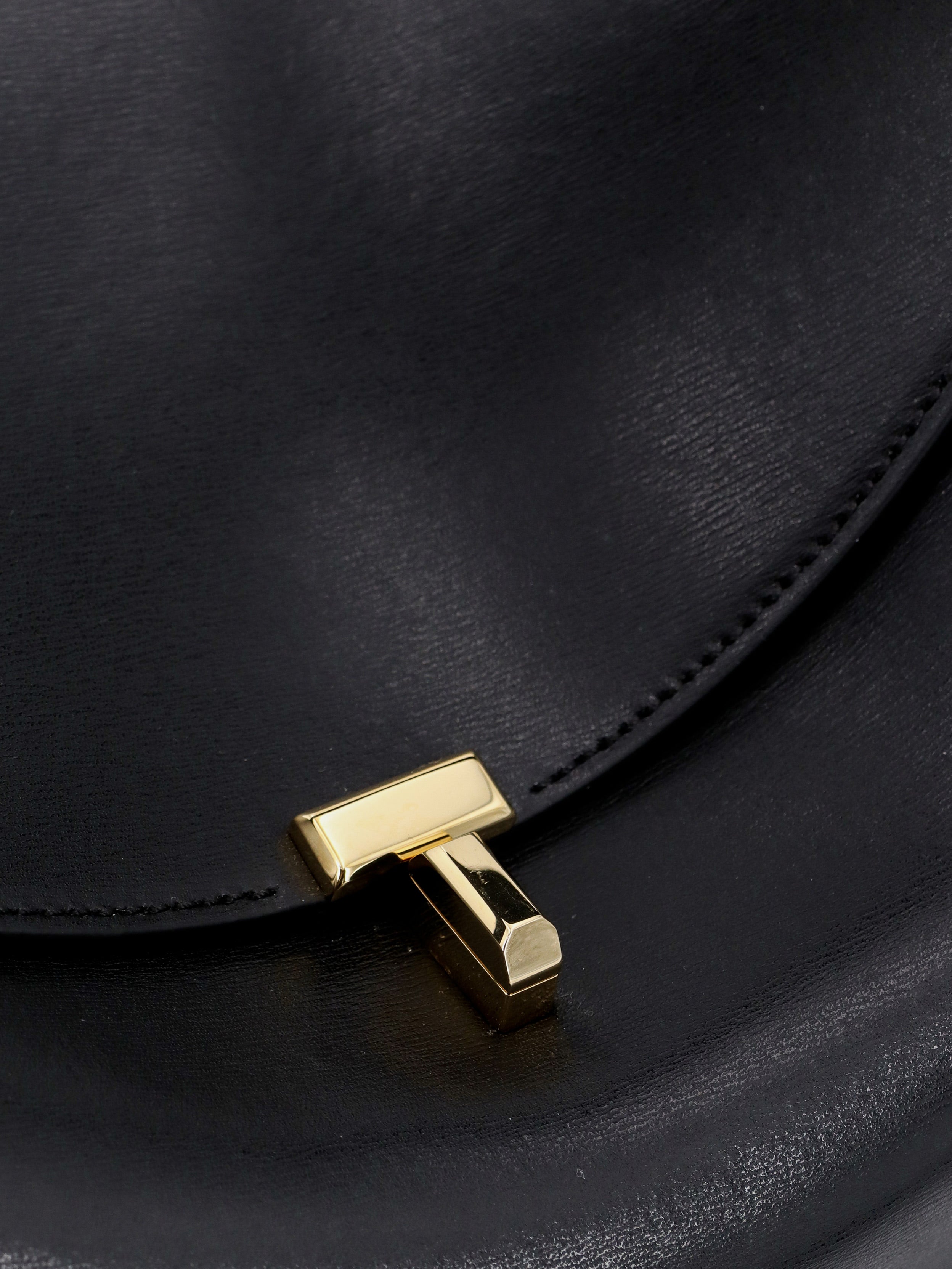 Toteme Women T-Lock Leather Crossbody Bag