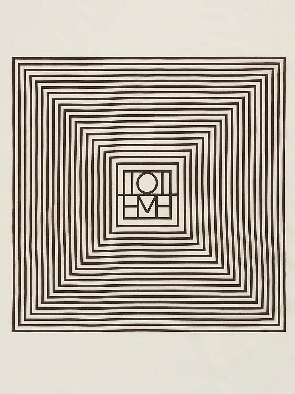 Toteme Women Centered Monogram Silk Foulard