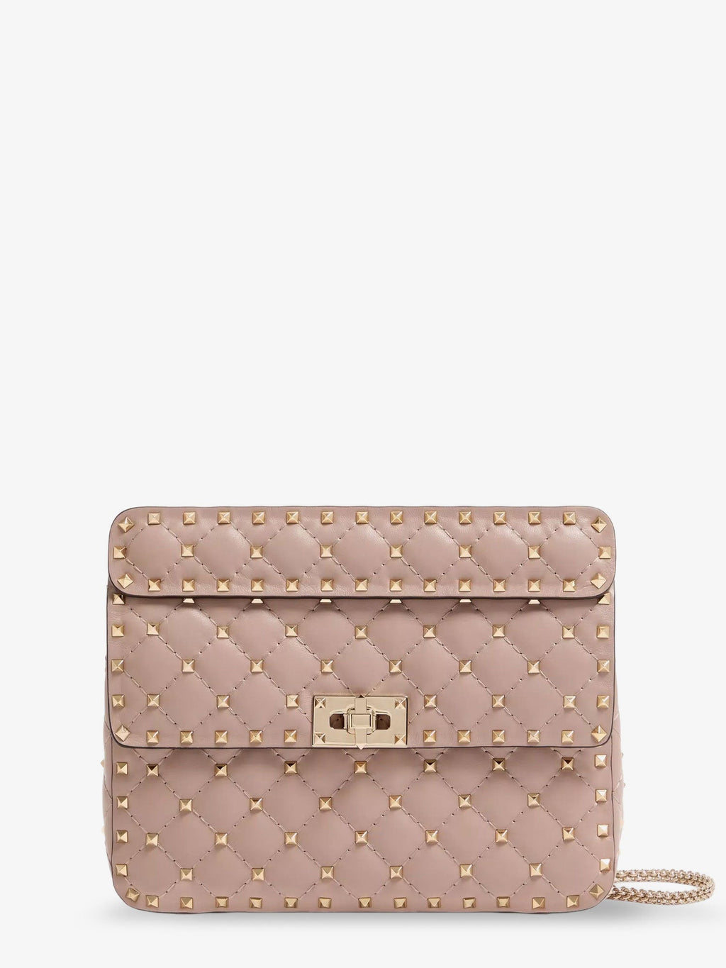 Valentino Garavani Women Rockstud Spike Leather Crossbody Bag With Iconic All-Over Studs