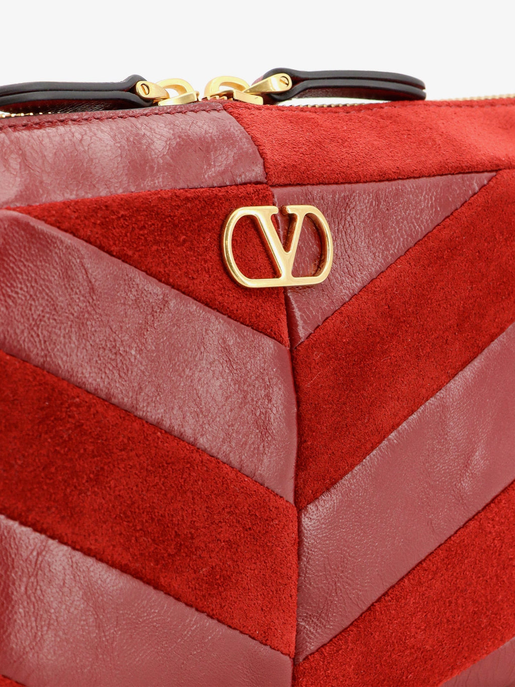 Valentino Garavani Women Panthea Suede And Leather Crossbody Bag