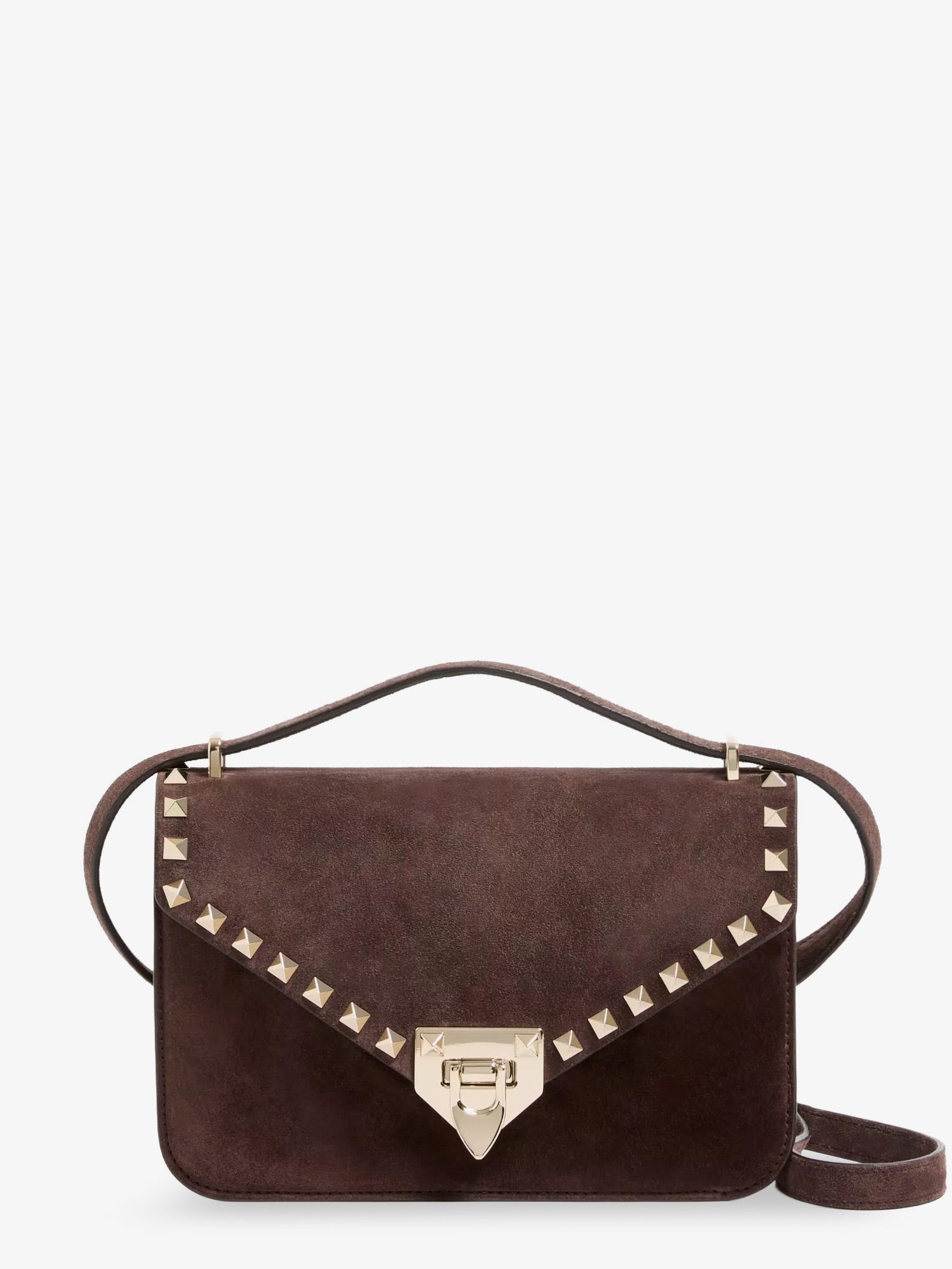 Valentino Garavani Women Rockstud Suede Crossbody Bag