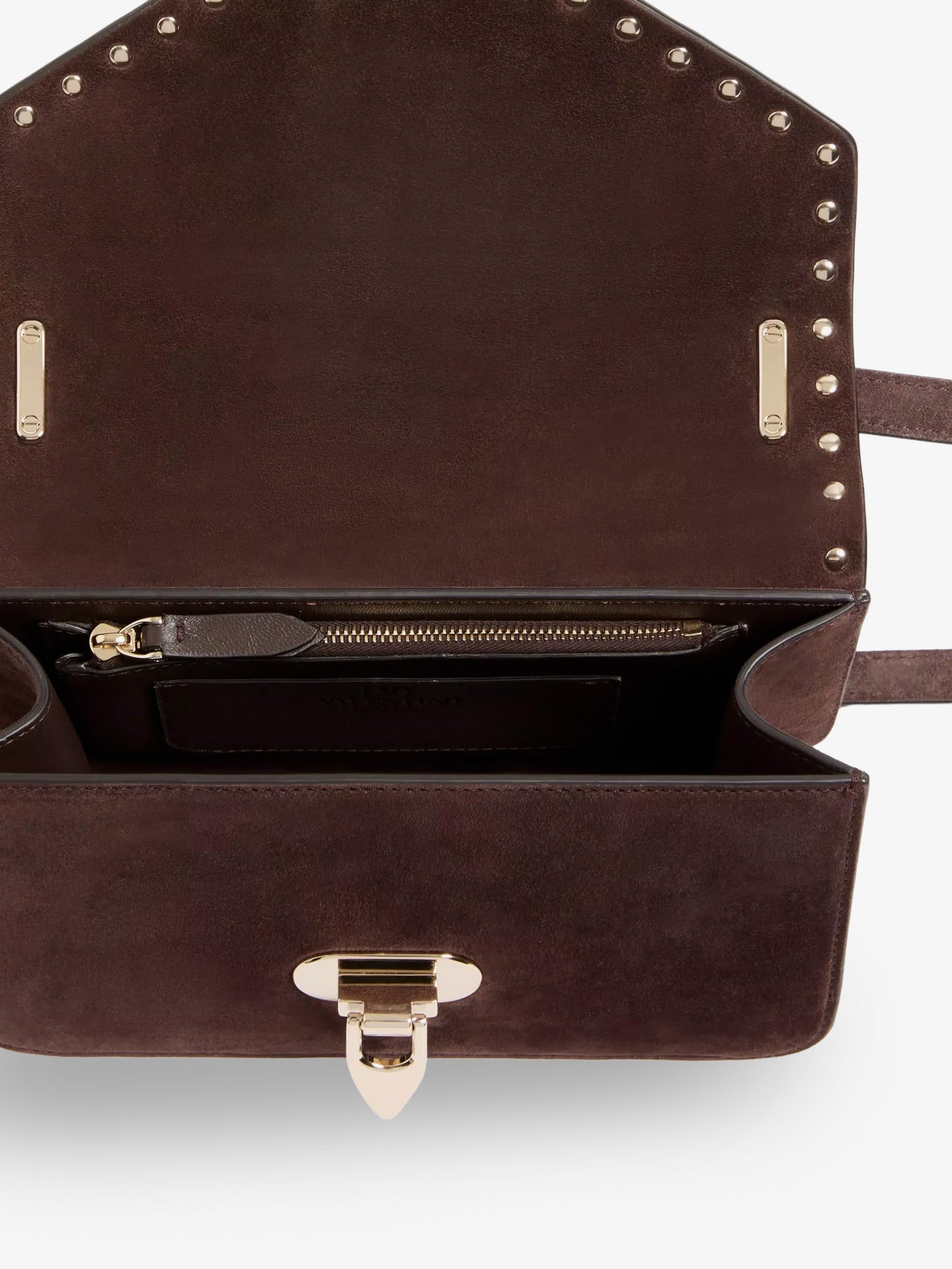Valentino Garavani Women Rockstud Suede Crossbody Bag