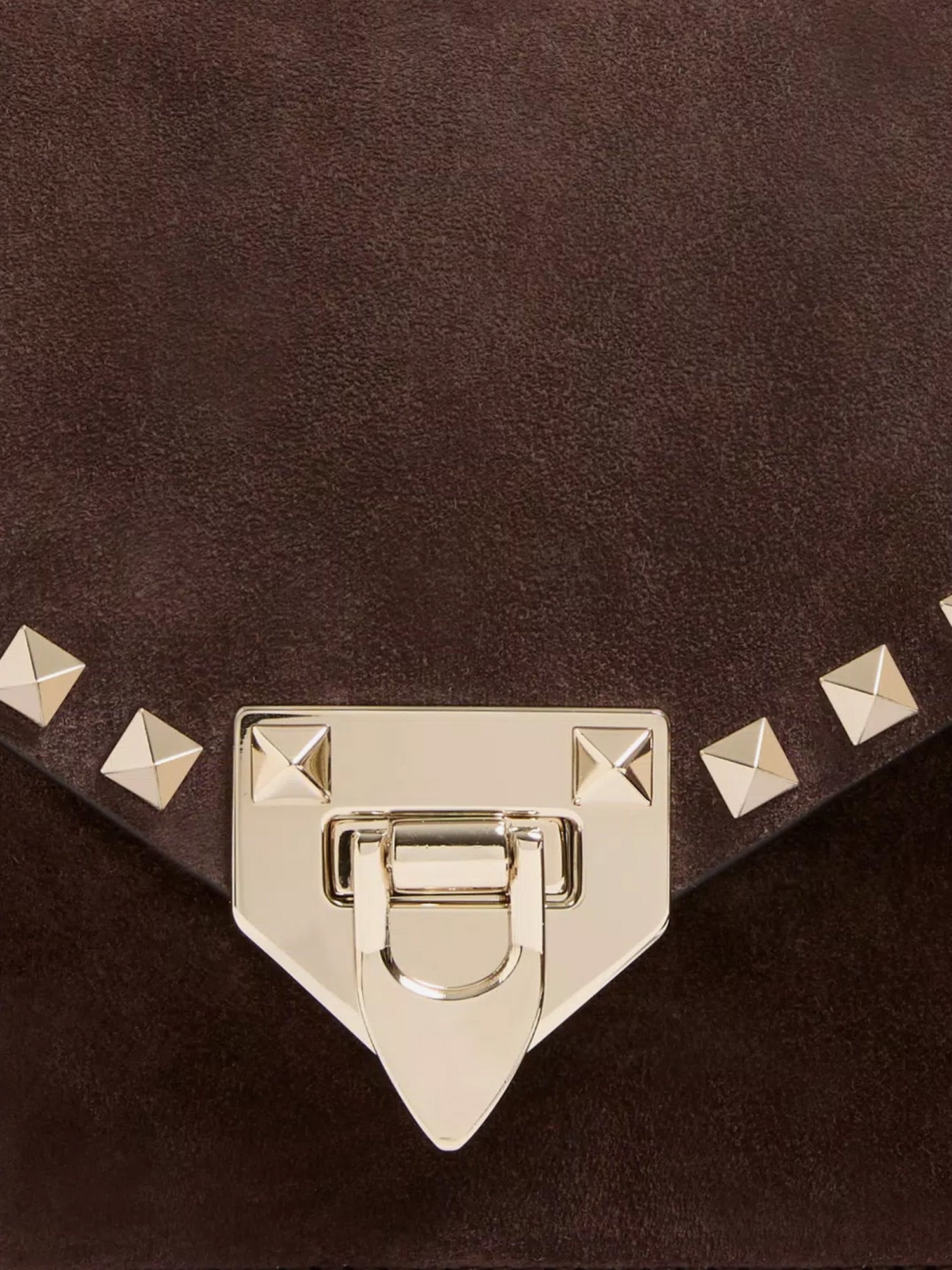 Valentino Garavani Women Rockstud Suede Crossbody Bag