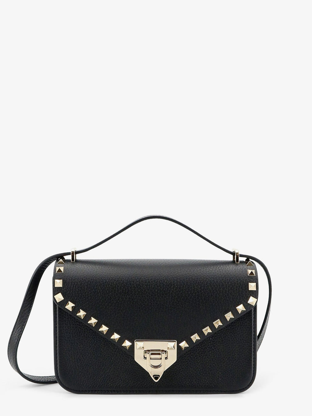 Valentino Garavani Women Rockstud Leather Crossbody Bag With Stud Detail