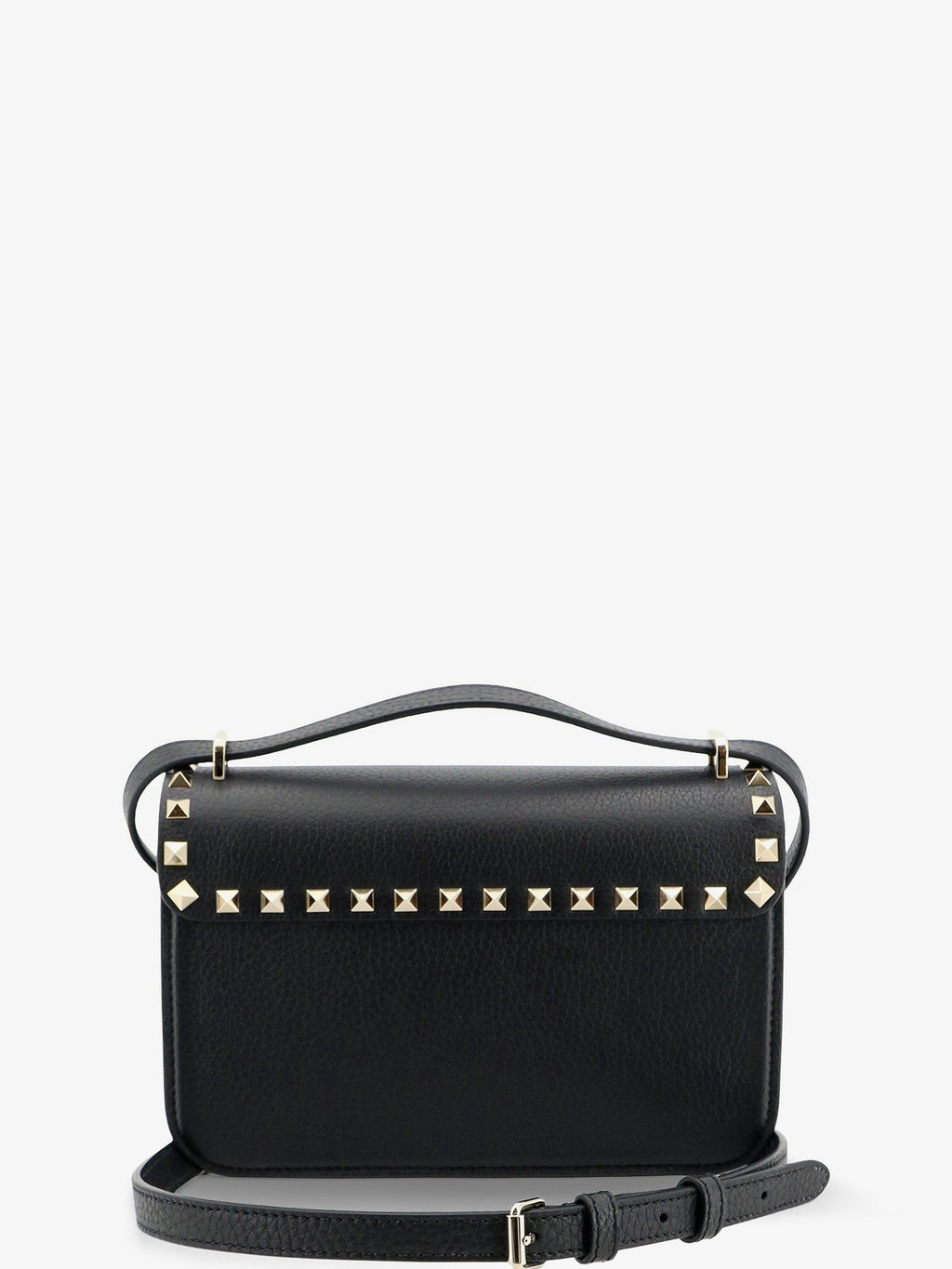 Valentino Garavani Women Rockstud Leather Crossbody Bag With Stud Detail