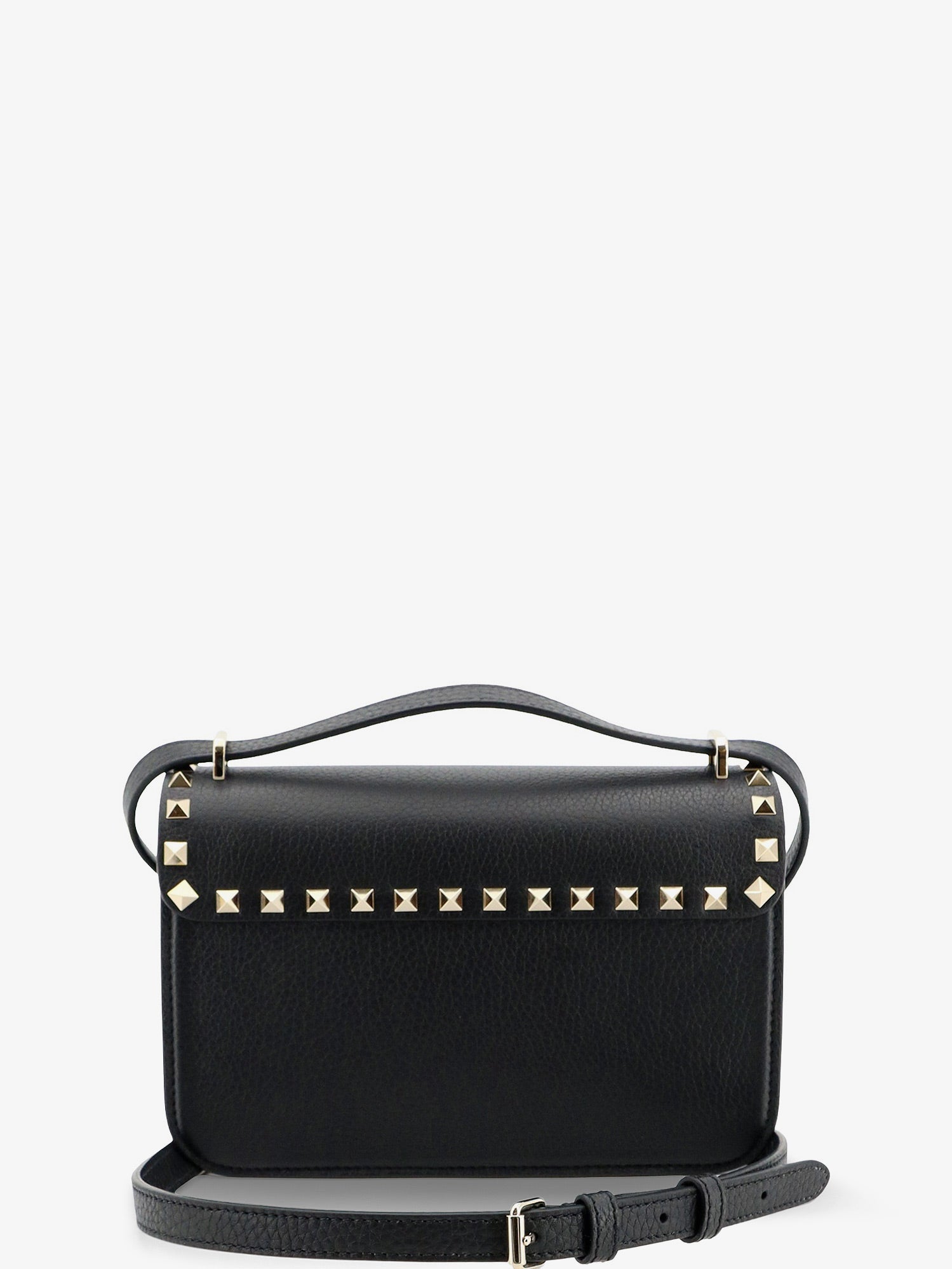 Valentino Garavani Women Rockstud Leather Crossbody Bag With Stud Detail