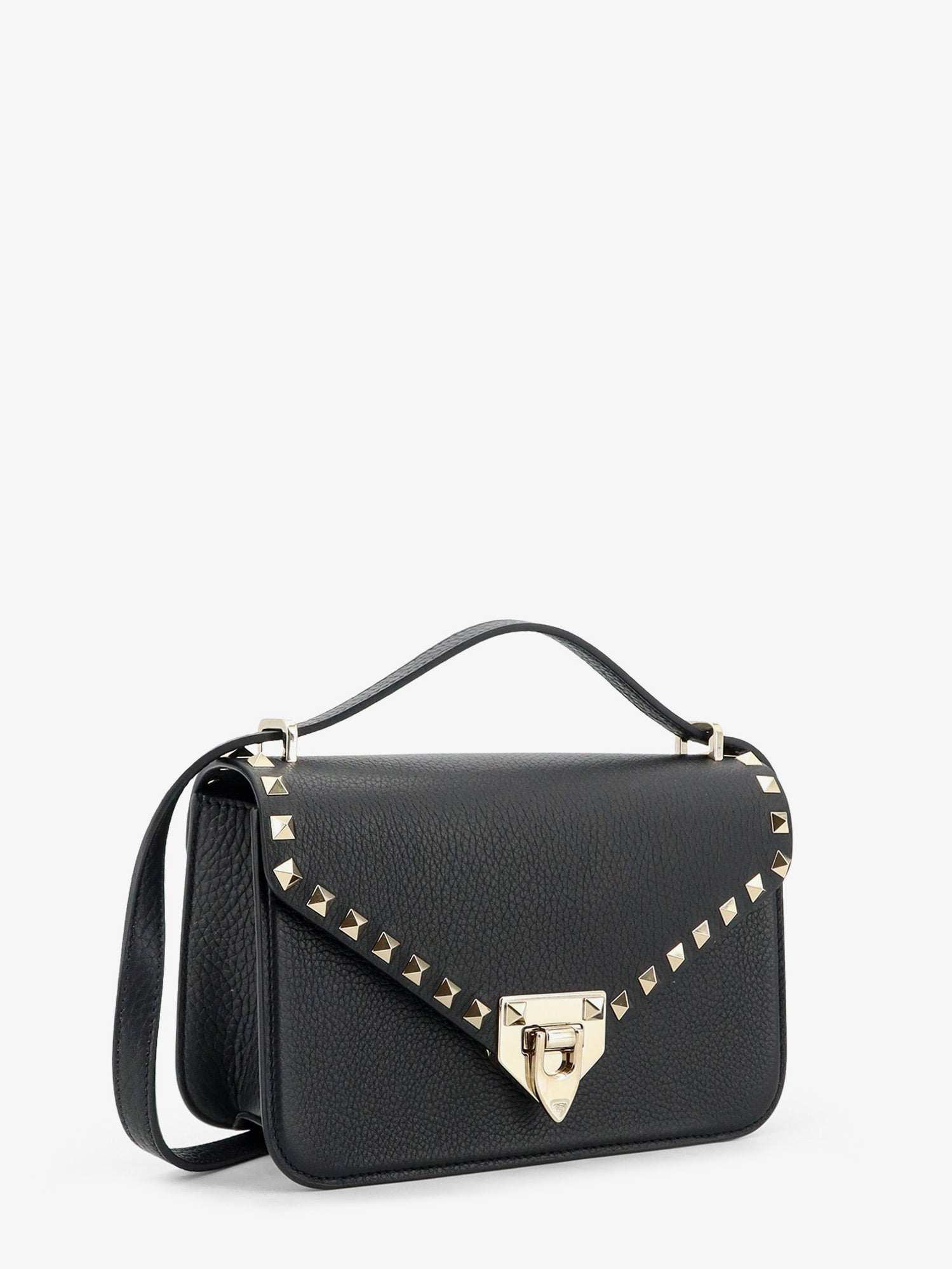 Valentino Garavani Women Rockstud Leather Crossbody Bag With Stud Detail