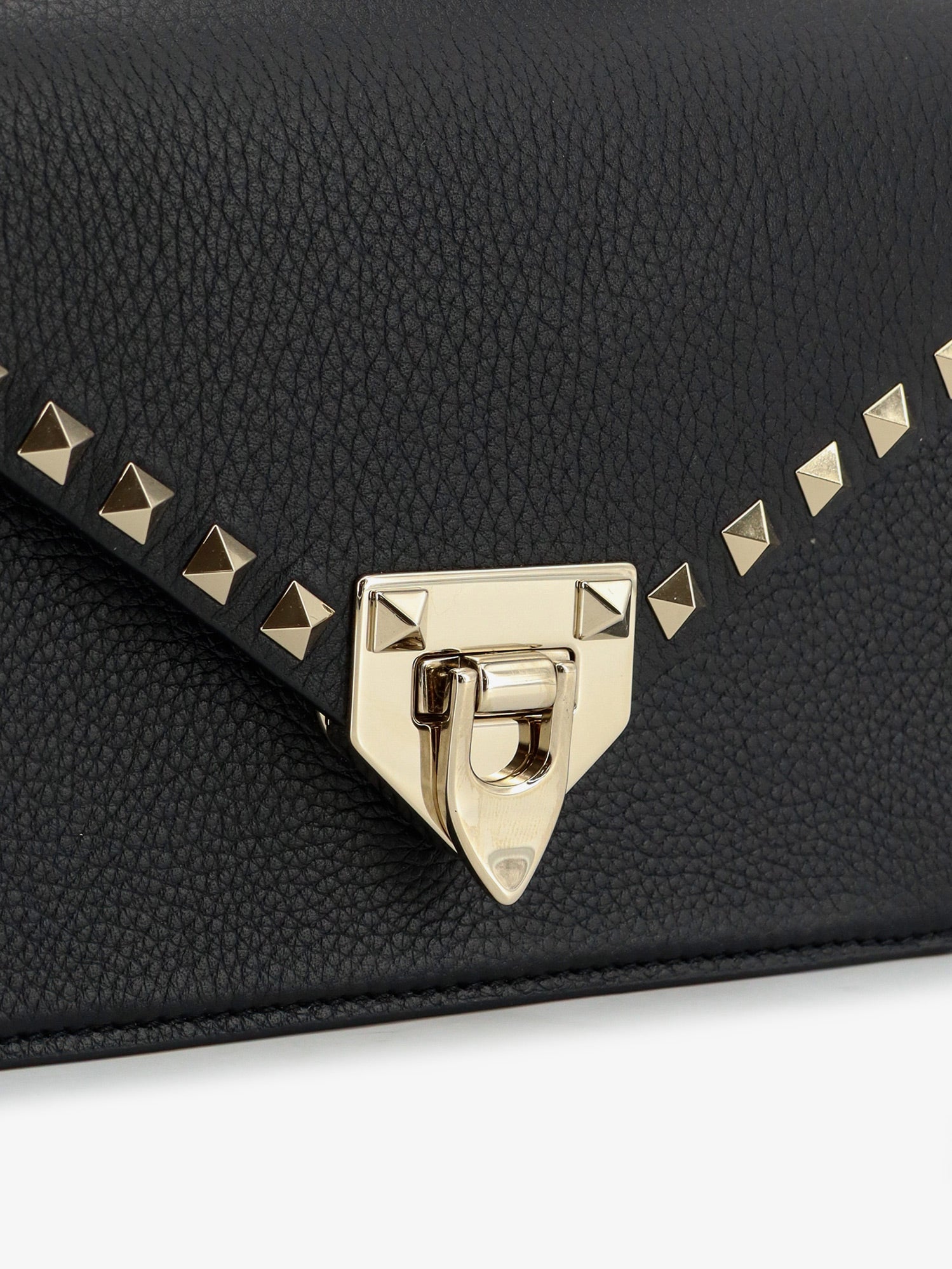 Valentino Garavani Women Rockstud Leather Crossbody Bag With Stud Detail