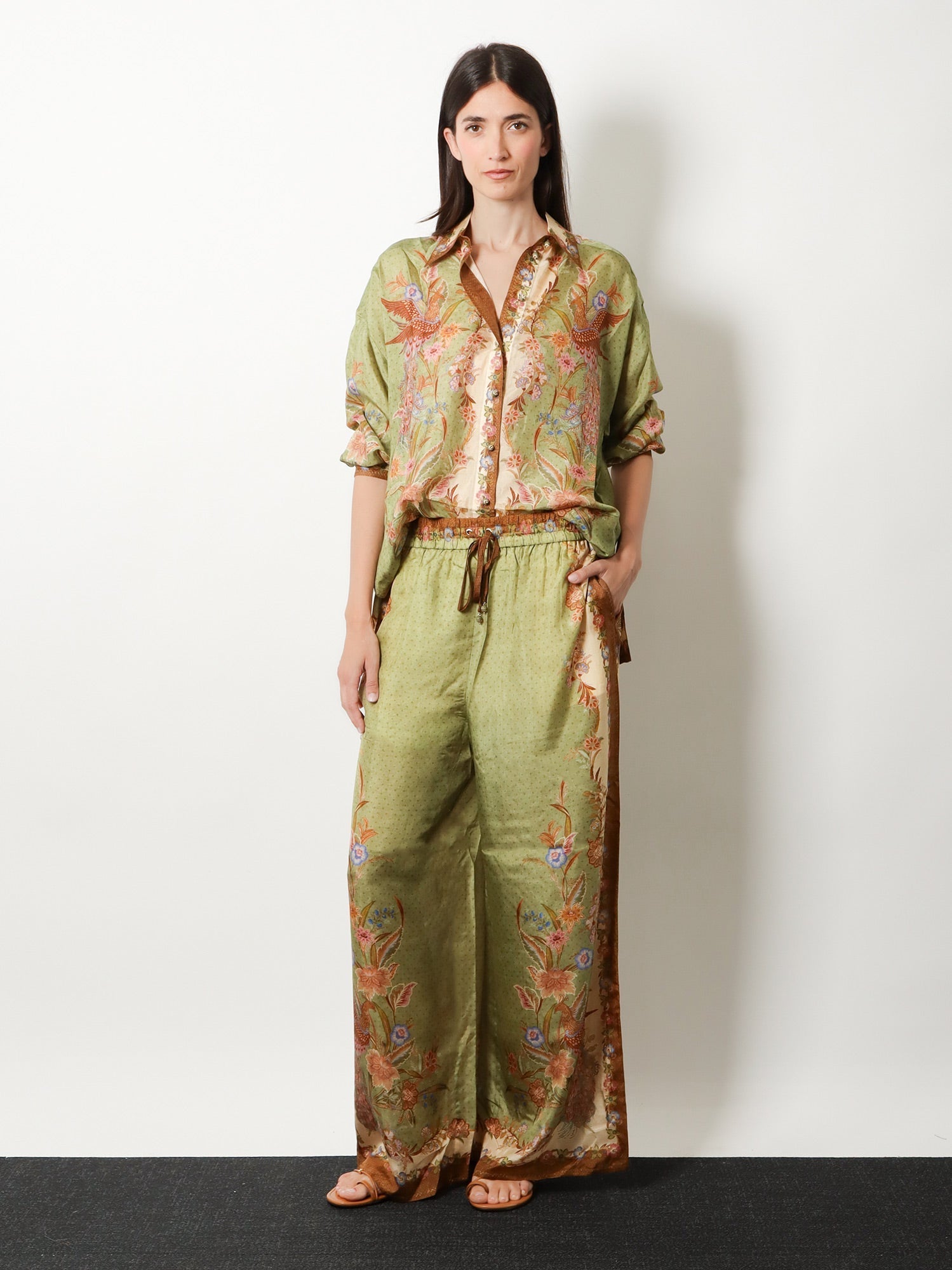 Zimmermann Women Indra Silk Shirt