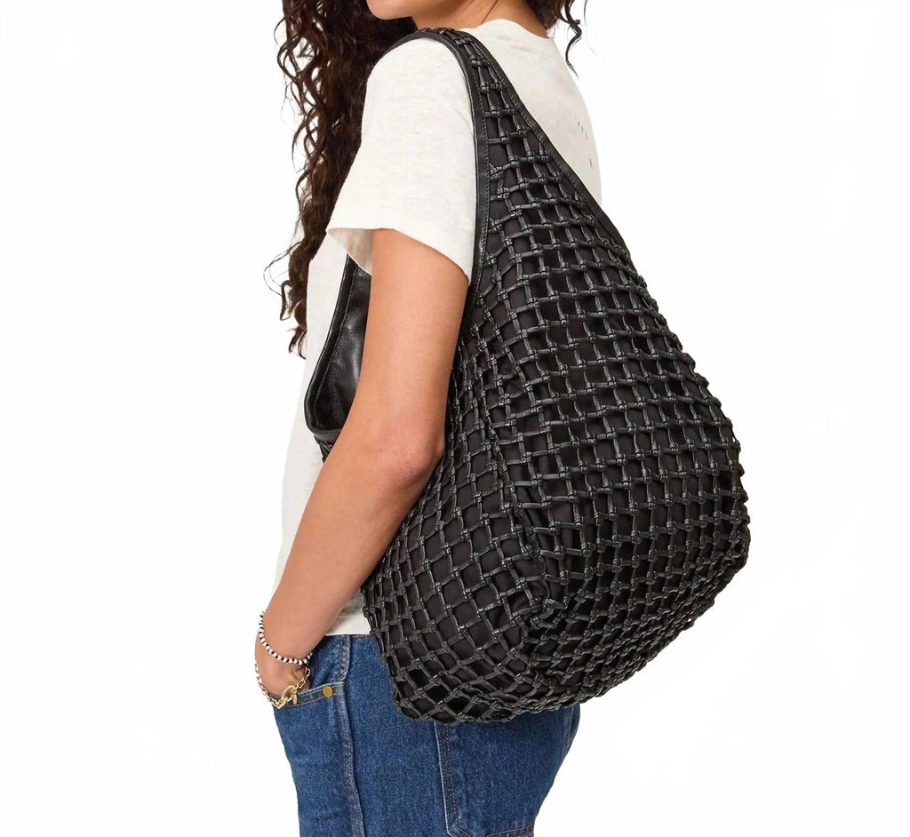 Women's Bando Shoulder Bag In Black
