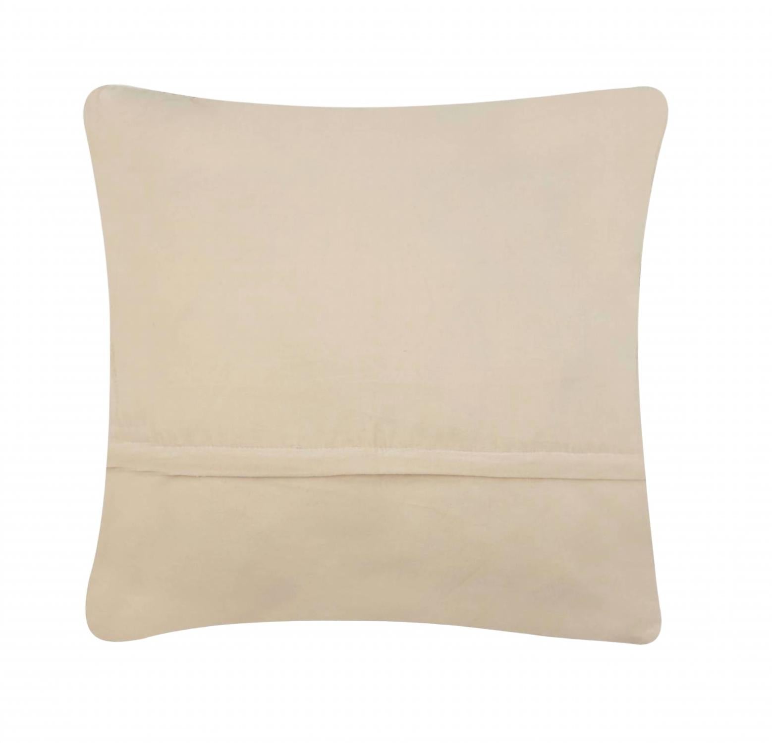 Have All The Fun Hook Pillow In White Multi