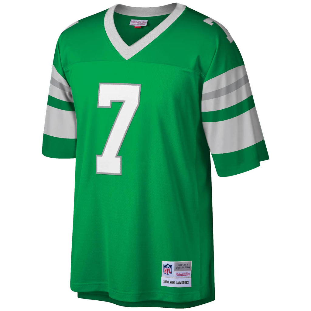 Philadelphia Eagles Ron Jaworski Mitchell & Ness Kelly Green Legacy Replica Jersey