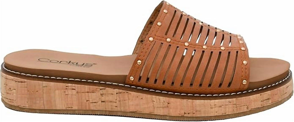 Women's At Ease Sandal In Cognac