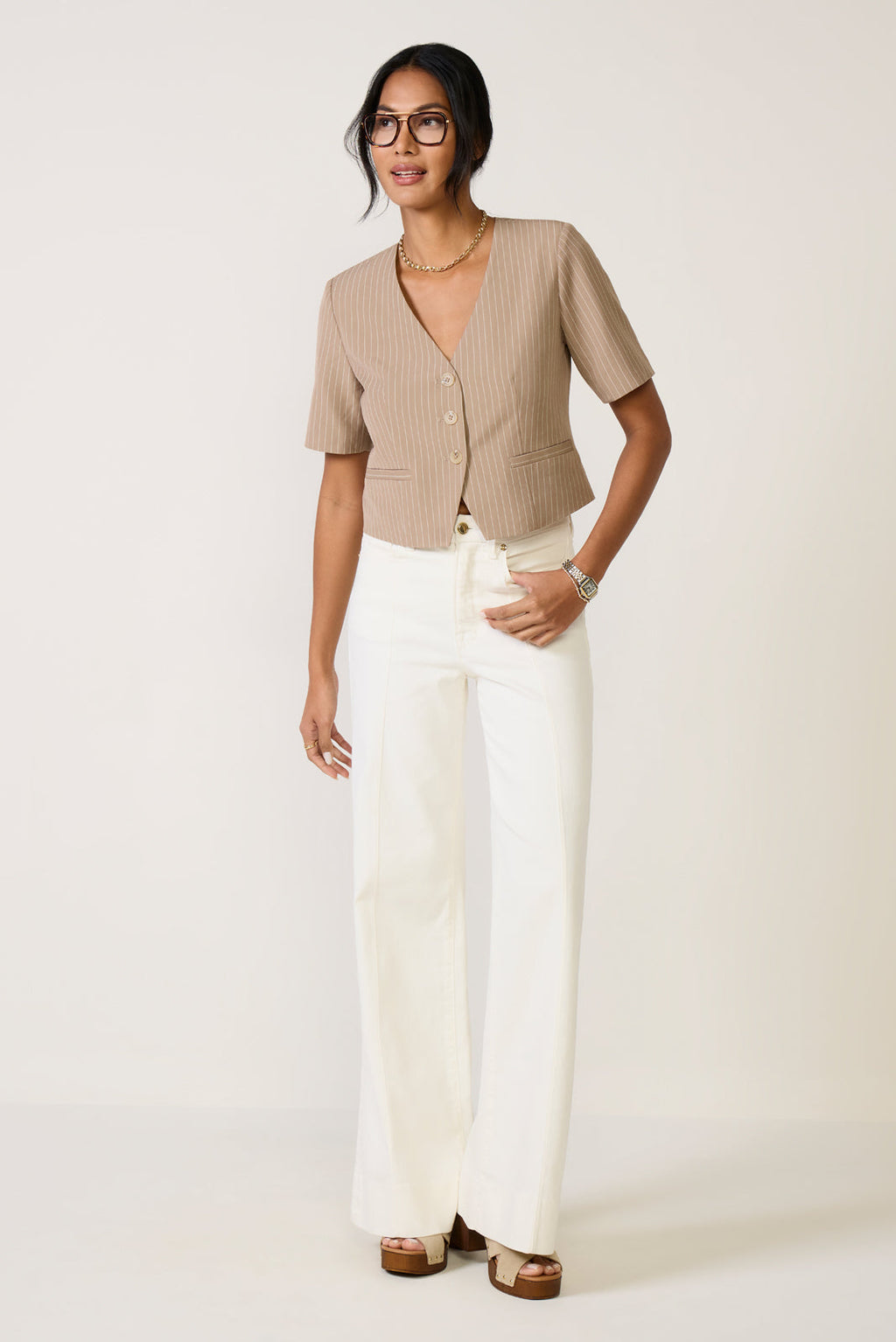 Women's Mel Pinstripe Blazer