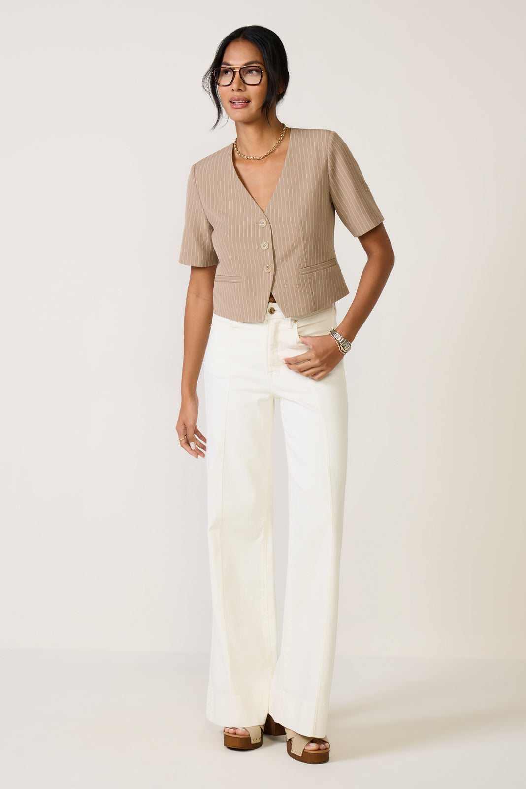 Women's Mel Pinstripe Blazer