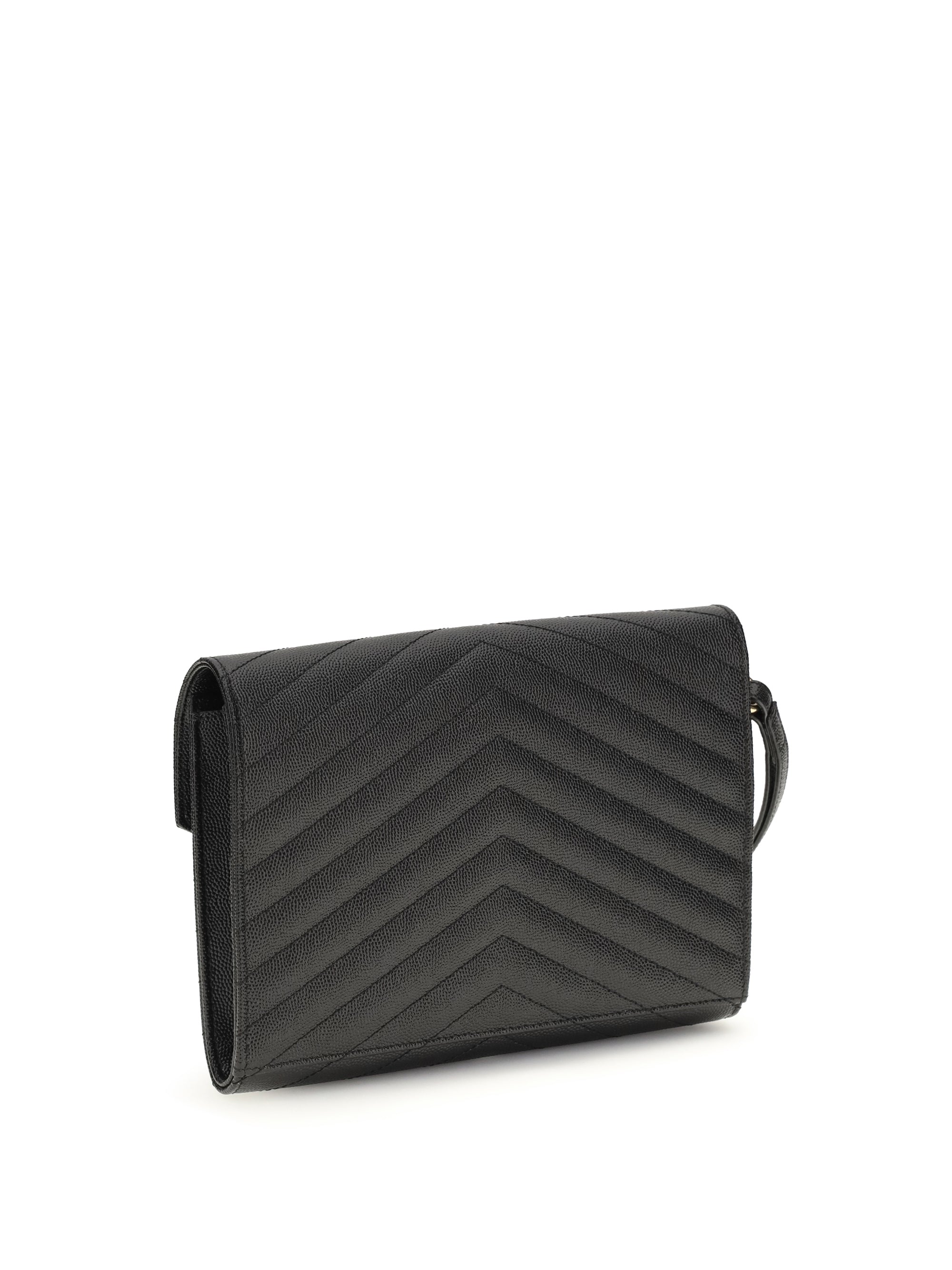 Saint Laurent Women Leather Clutch