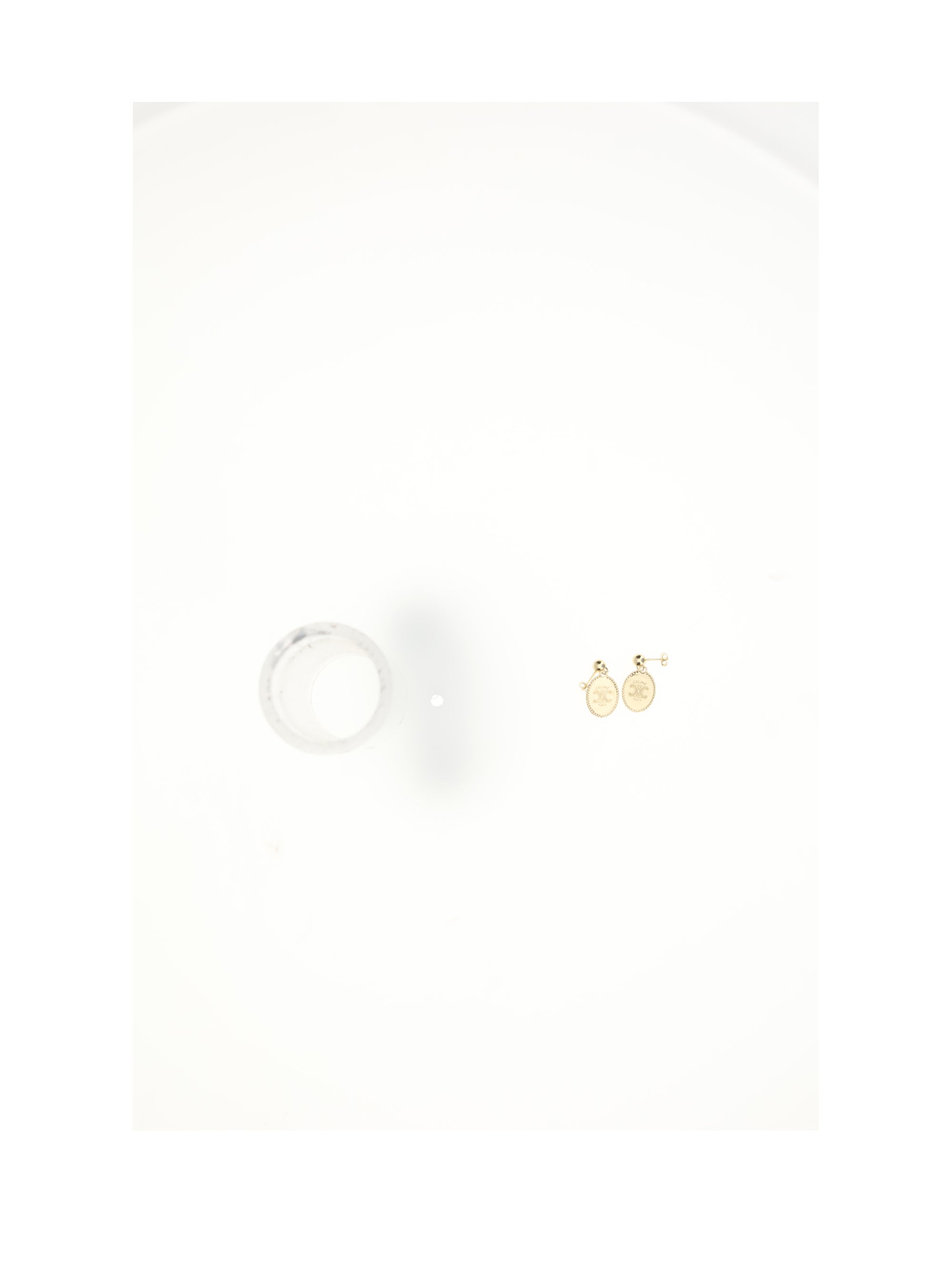 Celine Women Medal Earrings