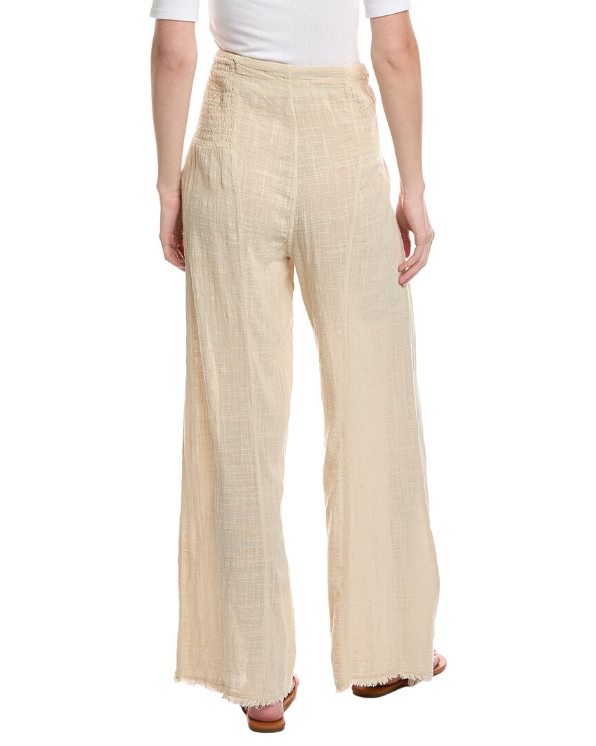 XCVI Gauze Linen-Blend Kaj Wide Leg Pant