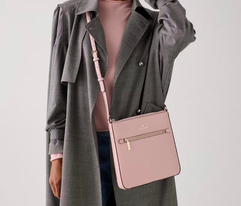 NWT Kate Spade Sadie Large Crossbody Leather Bag in Pink