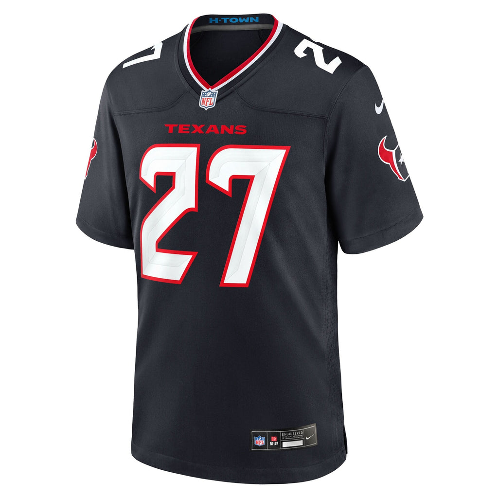 Houston Texans Woody Marks Navy Team Game Jersey