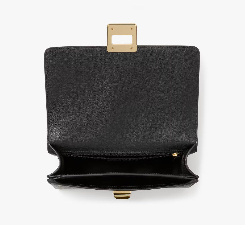 NWT Kate Spade Phoebe Turnlock Leather Shoulder/Crossbody Bag