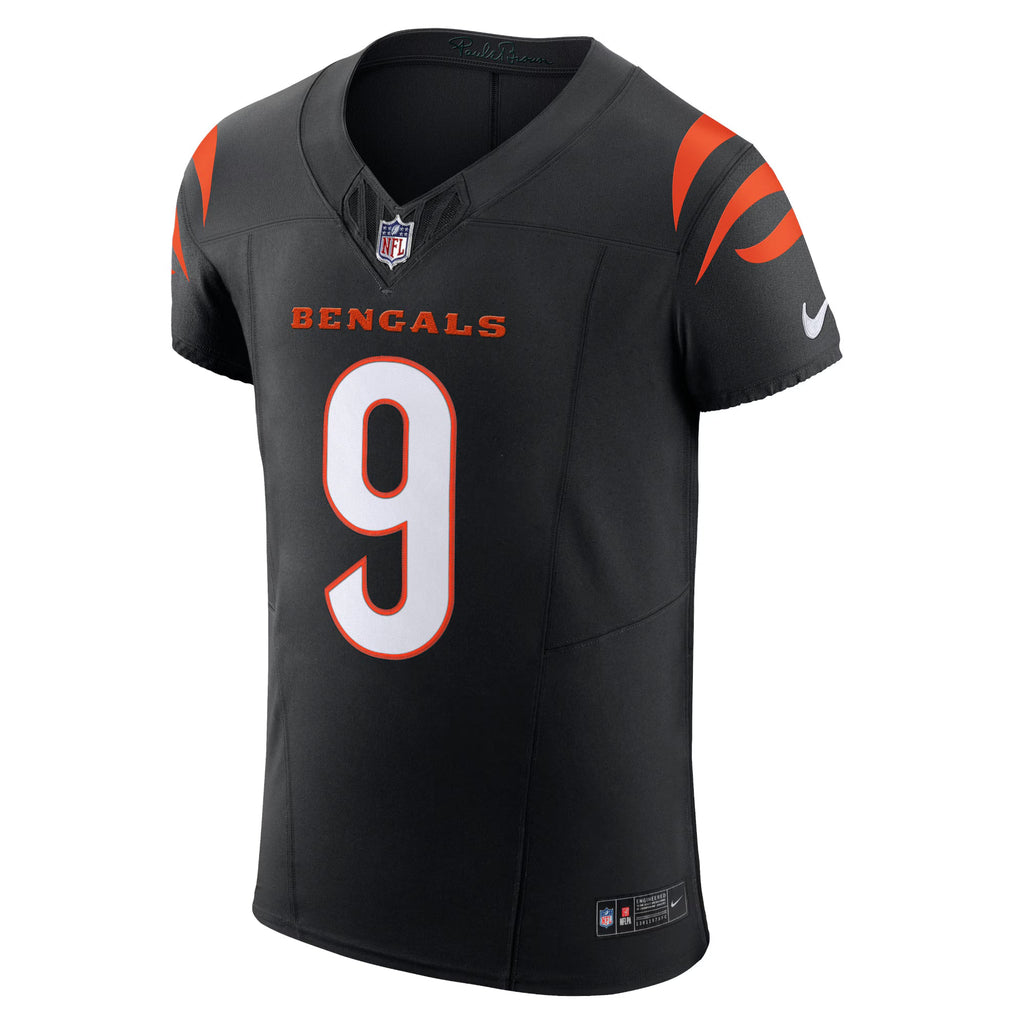 Cincinnati Bengals Joe Burrow Black Vapor F.U.S.E. Elite Jersey
