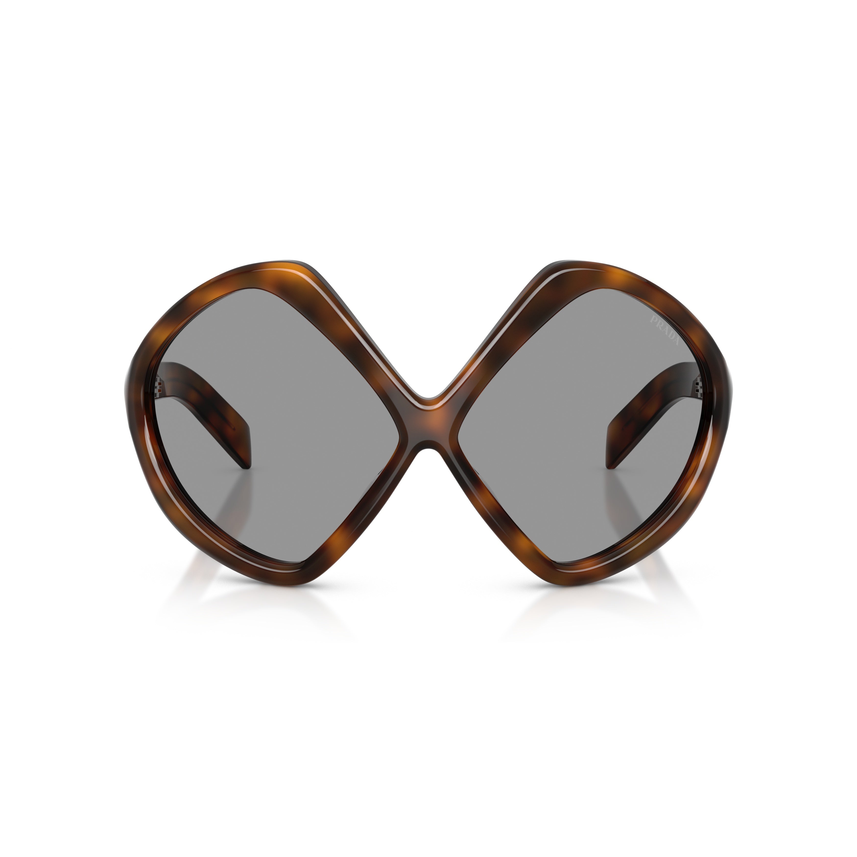 0pr B21s Oversized Geometric Tortoiseshell Sunglasses