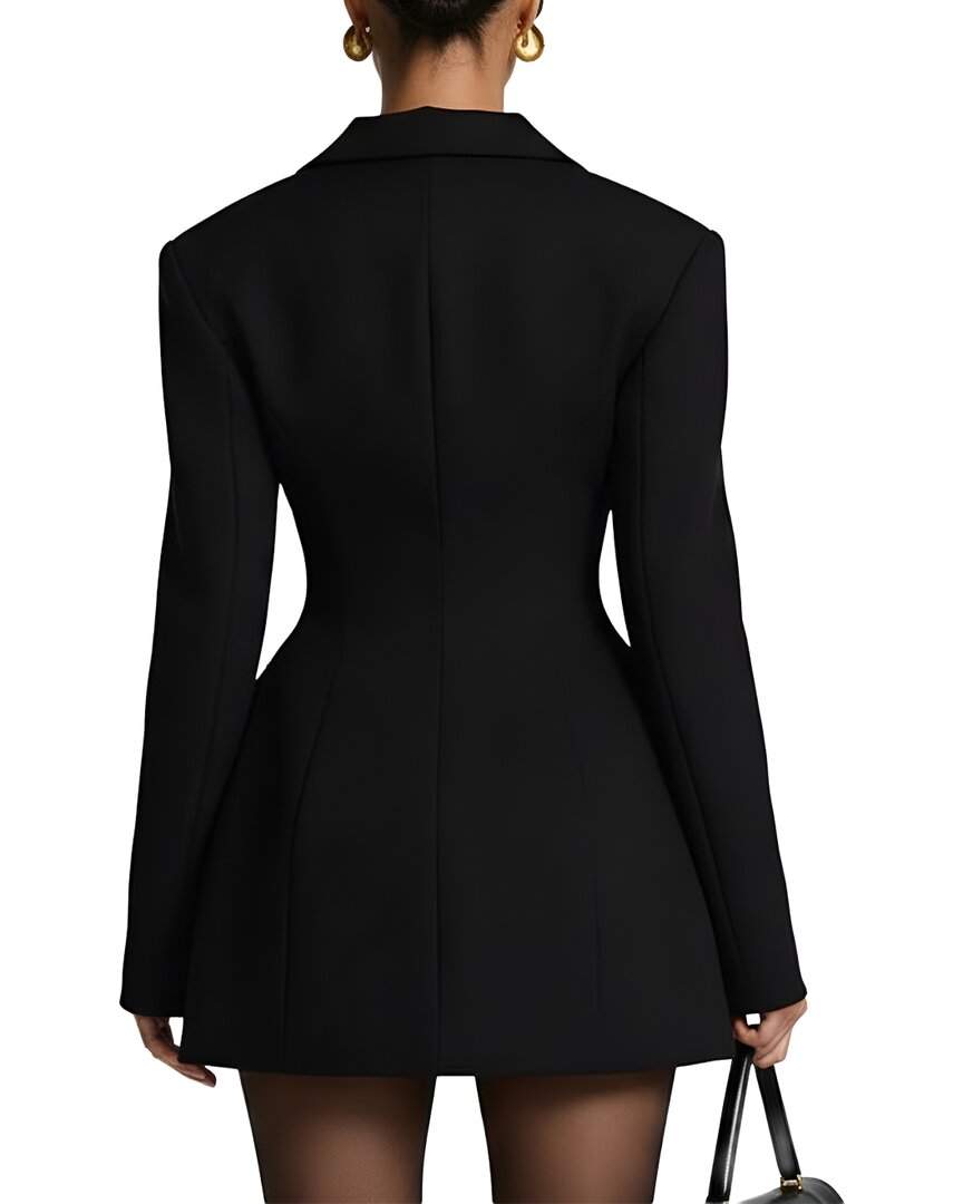 Monique Lagarde Solid Mini Dress