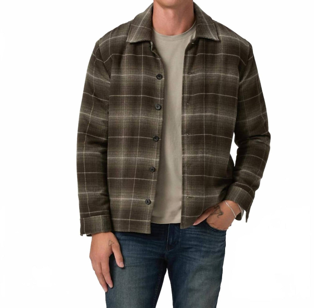 Telford Jacket In Marsh Green Plaid