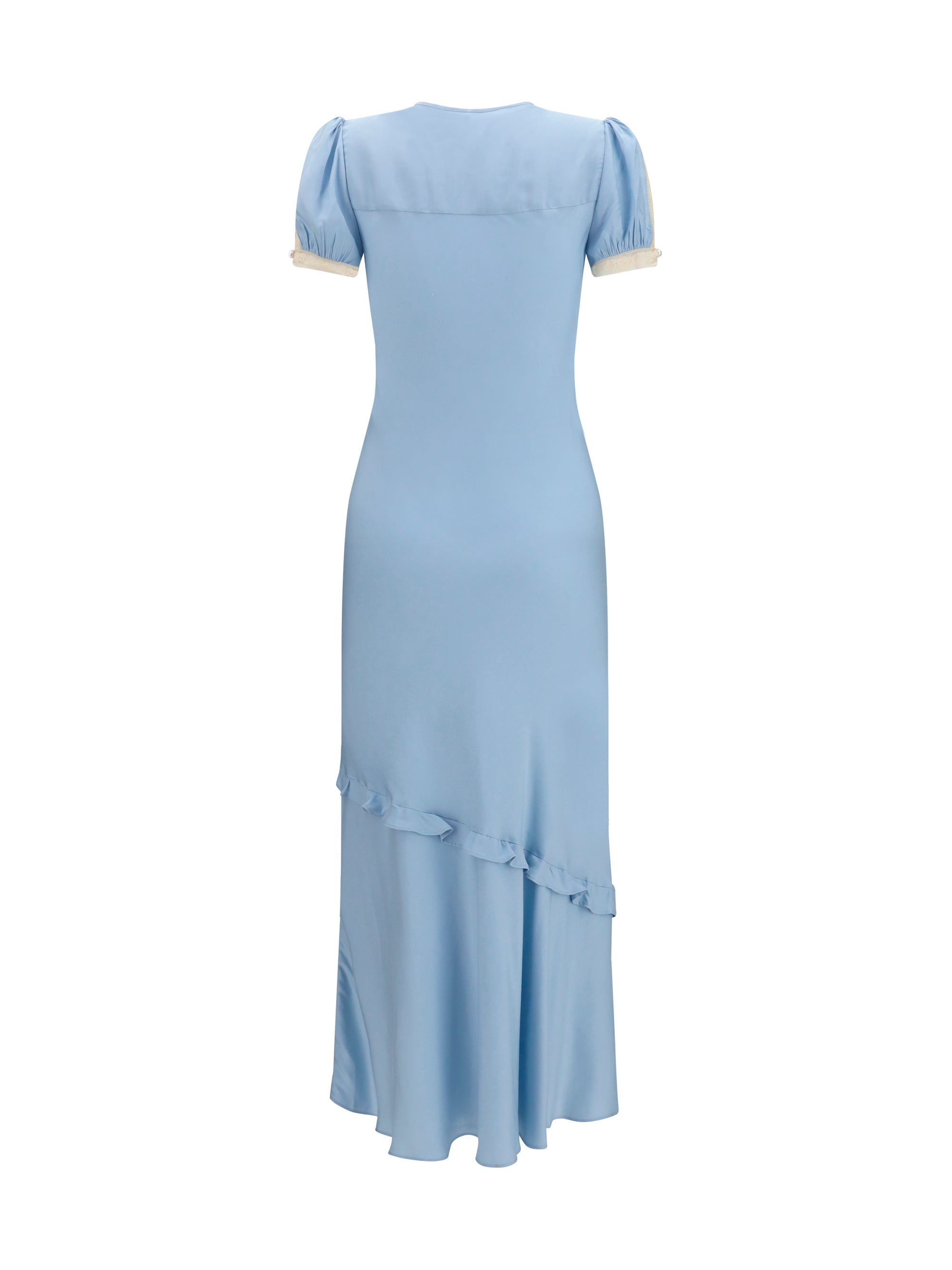 Self-Portrait Women Midi Dress In Viscose And Lace