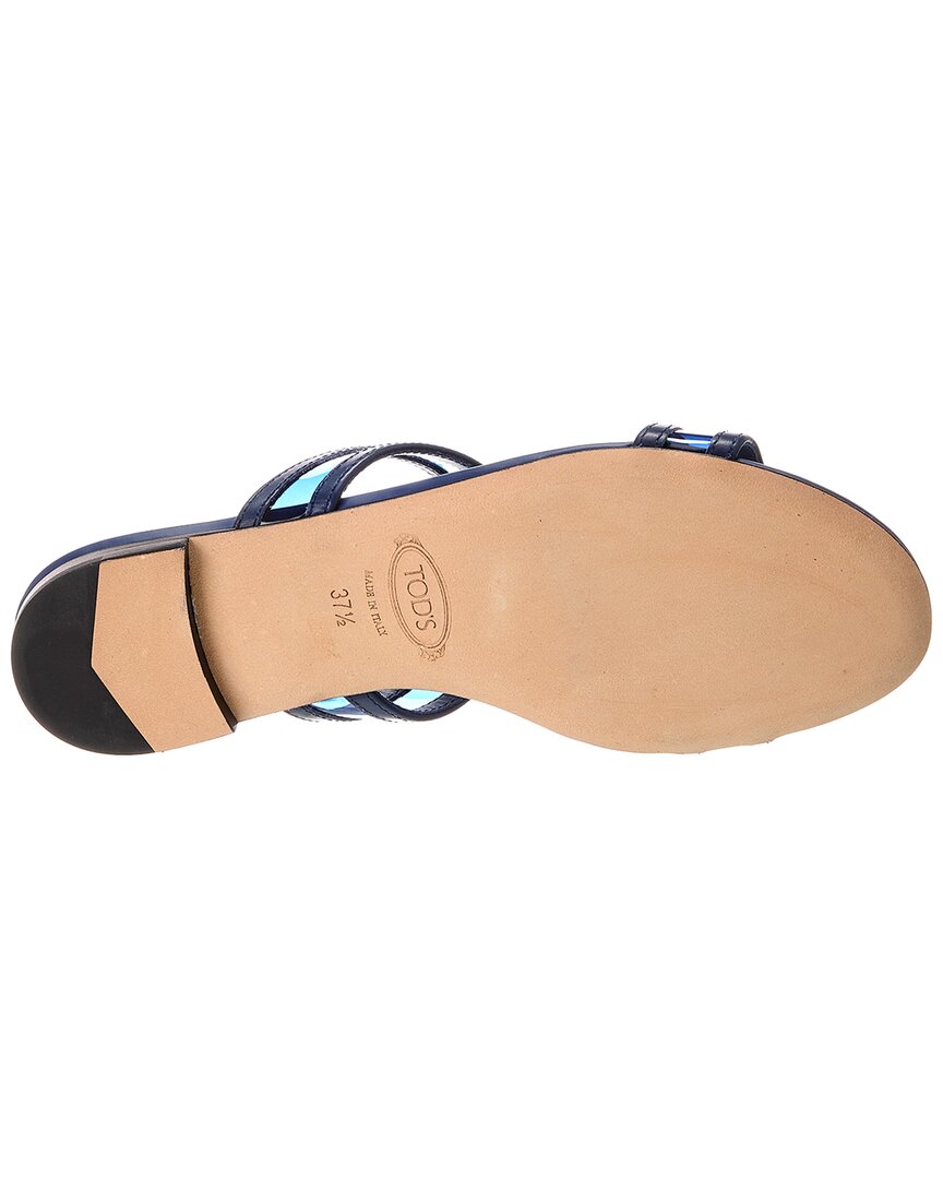 TOD’s Leather & Vinyl Sandal