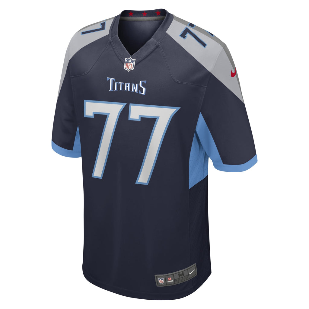 Tennessee Titans Peter Skoronski Navy Game Jersey