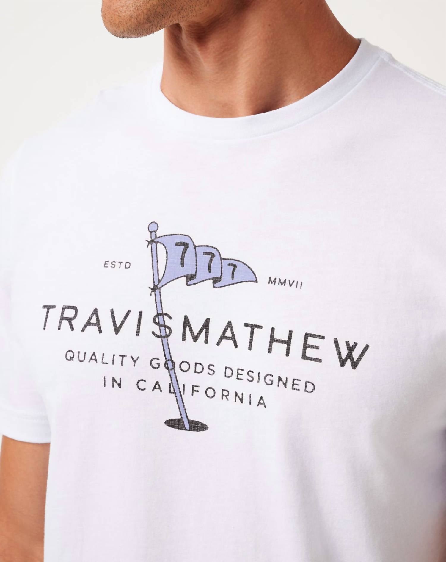 Worth A Shot Short Sleeve Tee In White