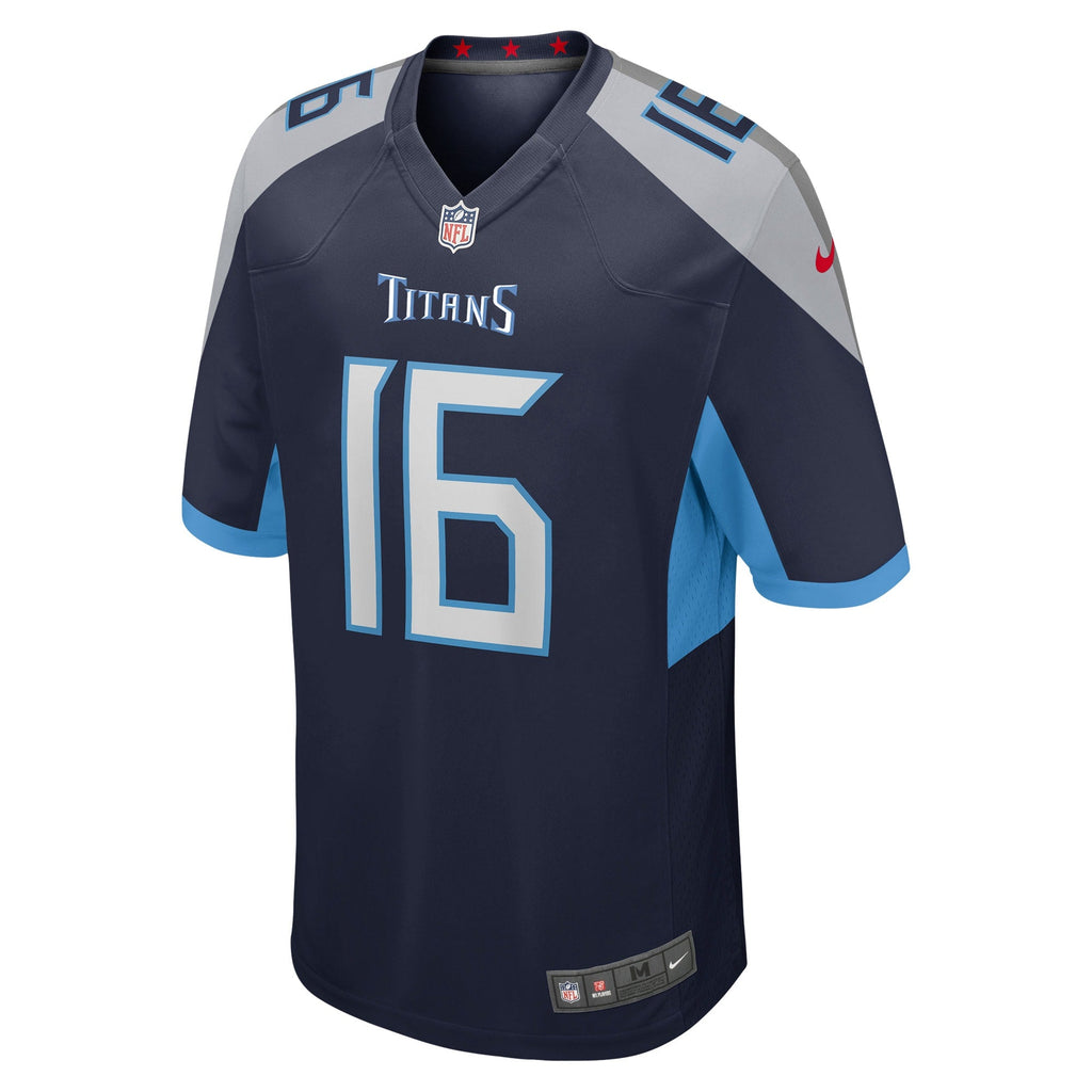 Tennessee Titans Treylon Burks Navy Player Game Jersey