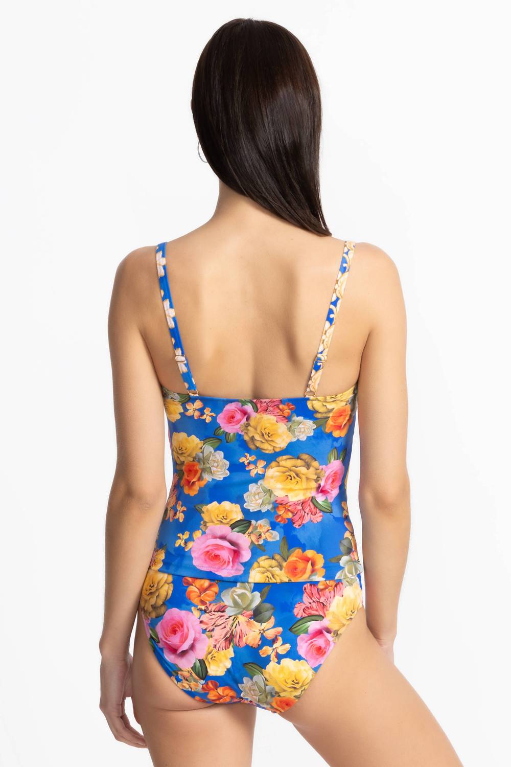 Women's Ruched Tankini In Pauline