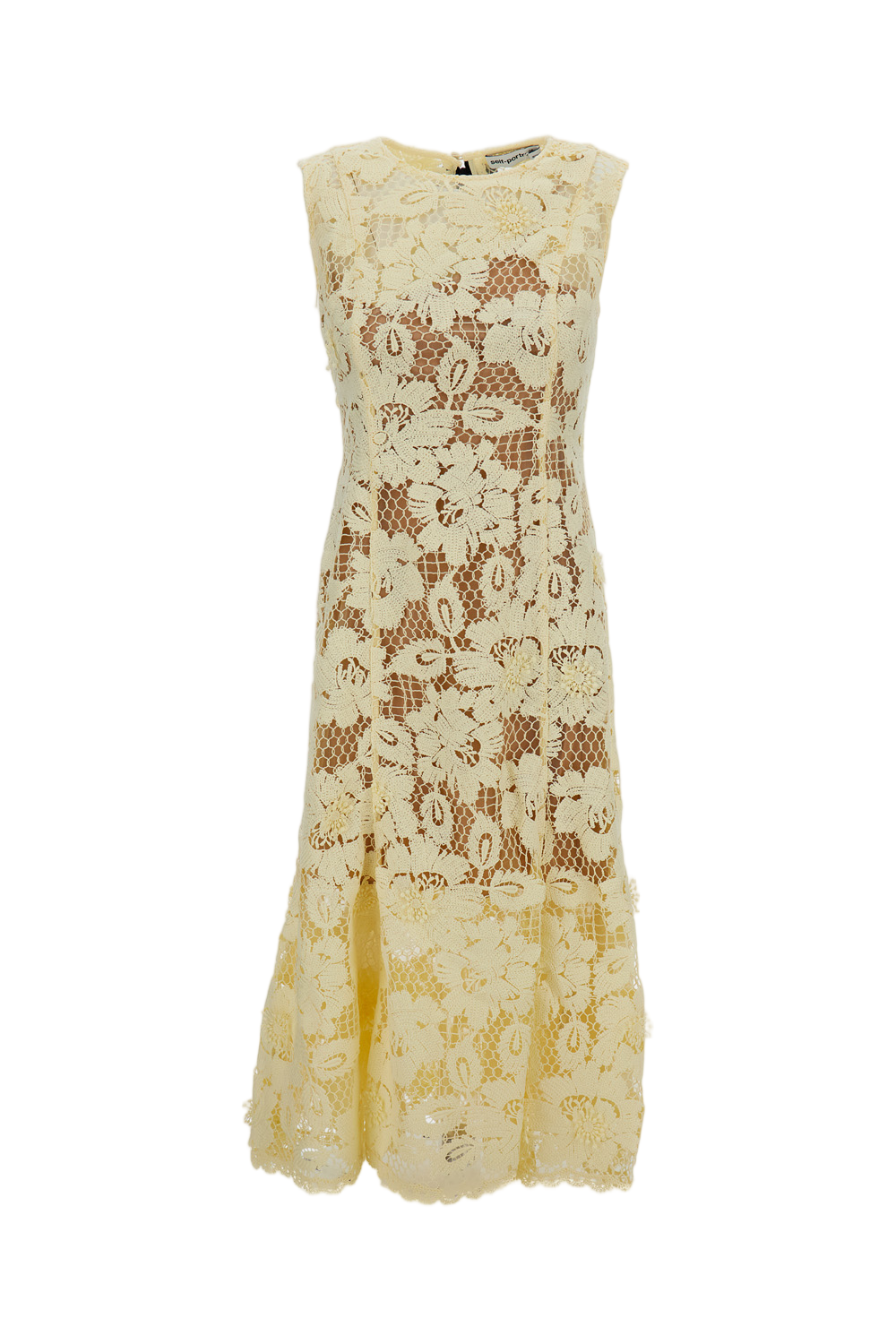 Crochet Lace Midi Dress