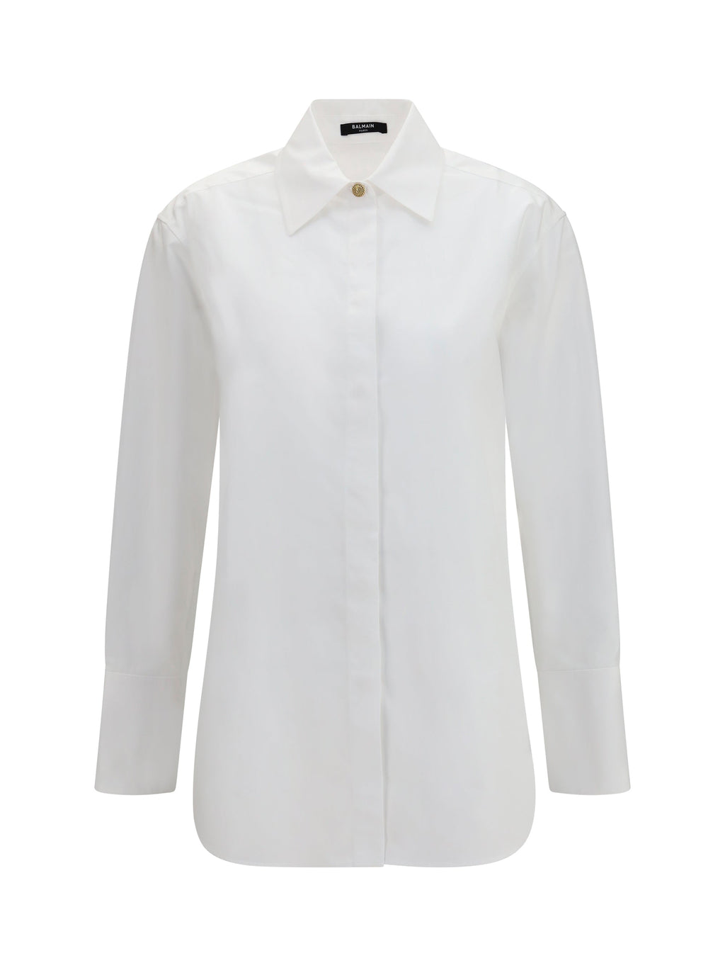 Balmain Women Cotton Poplin Shirt