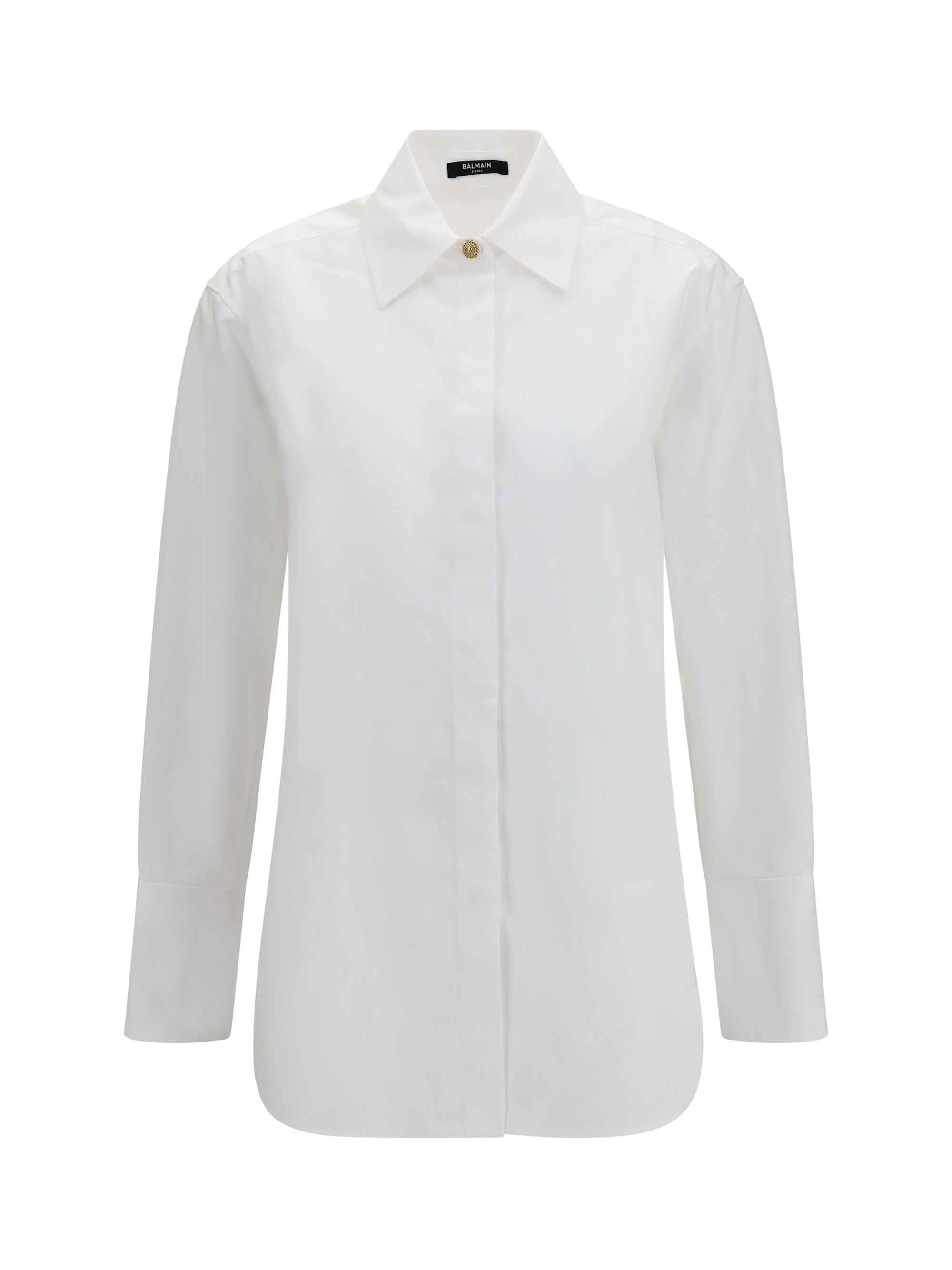 Balmain Women Cotton Poplin Shirt