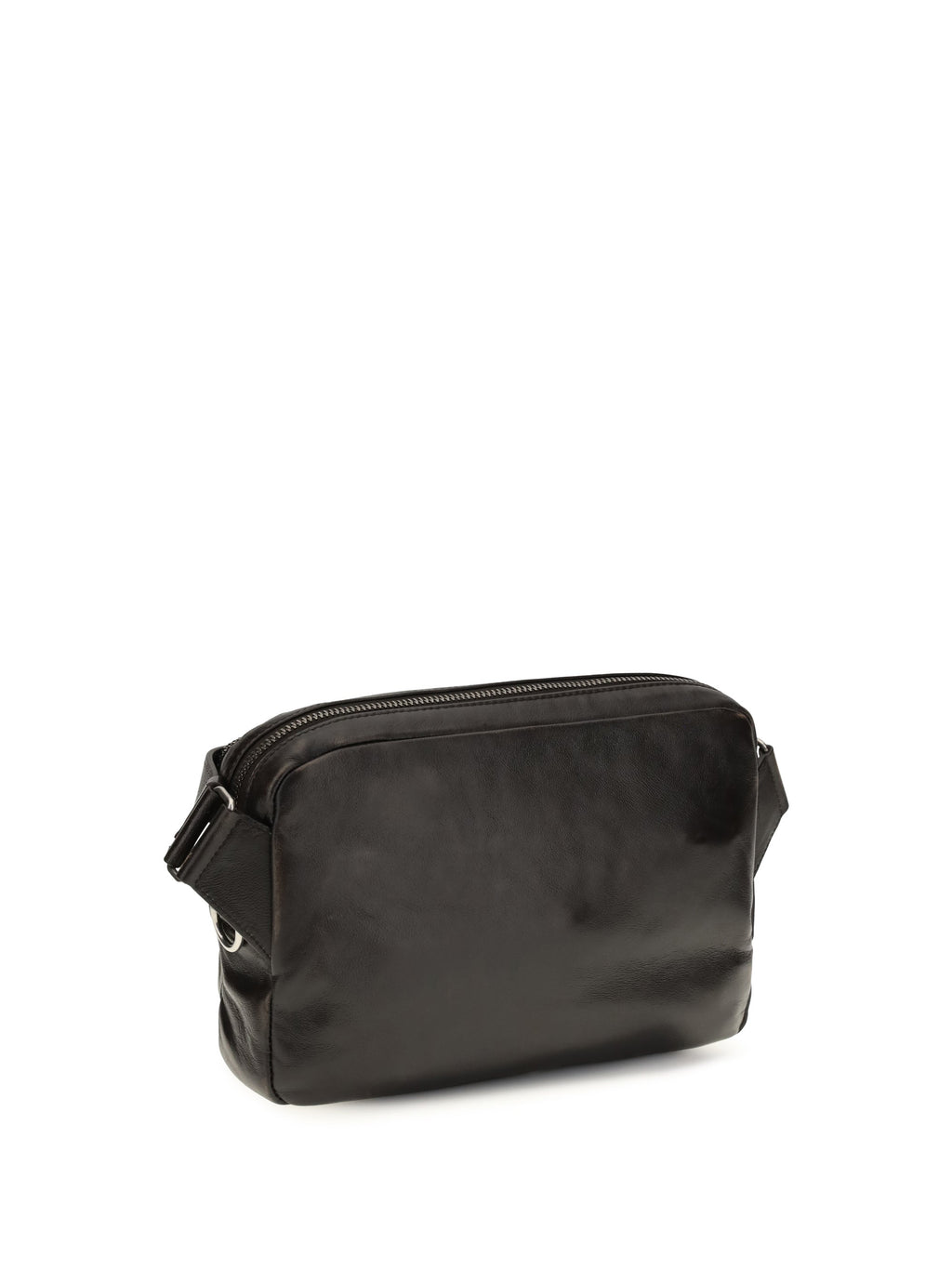 Prada Men Shoulder Bag In Aged-Effect Nappa Leather