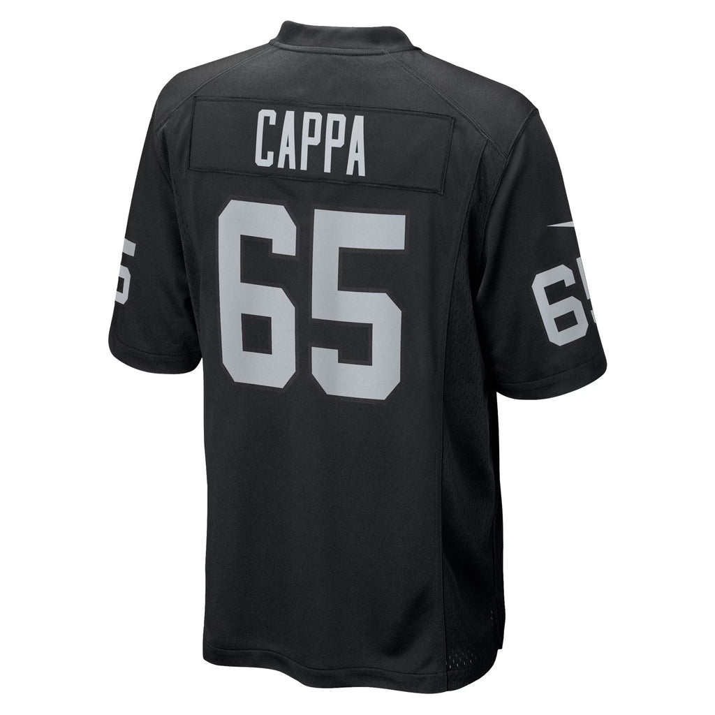 Las Vegas Raiders Alex Cappa Black Team Game Jersey