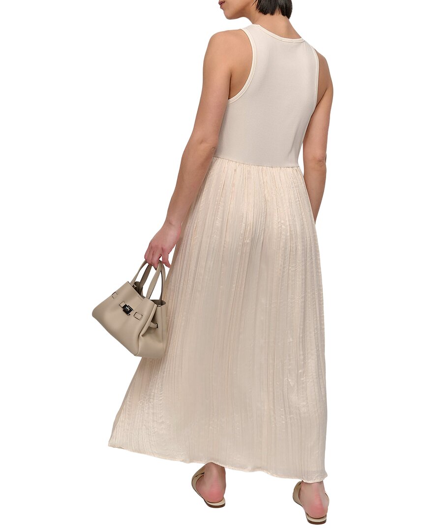 DKNY Crushed Crease Midi Dress
