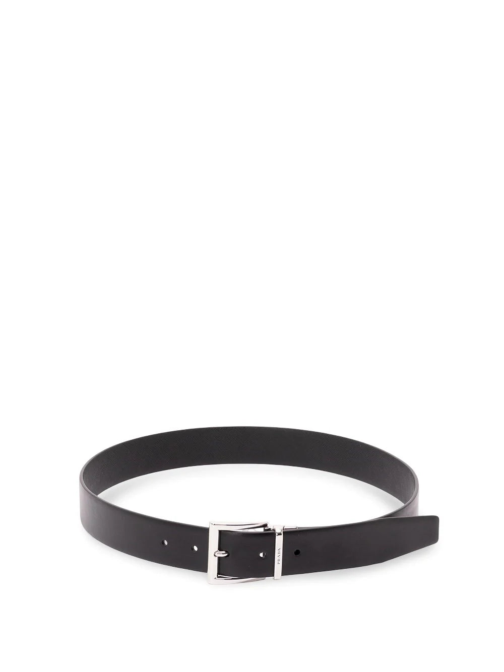 Prada Men Saffiano Leather Reversible Belt