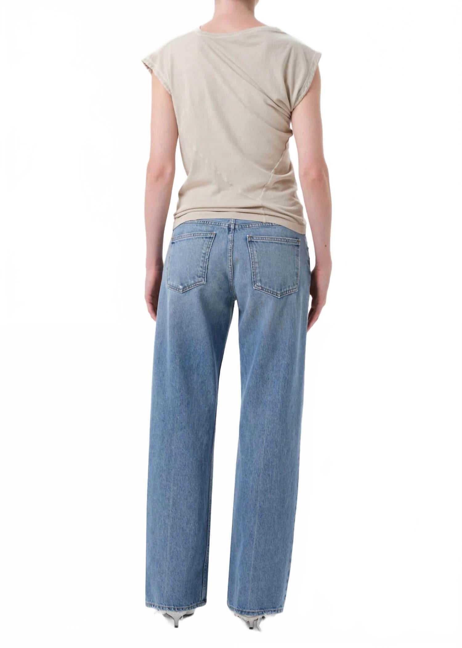 Low Rise Loose Jeans In Vault