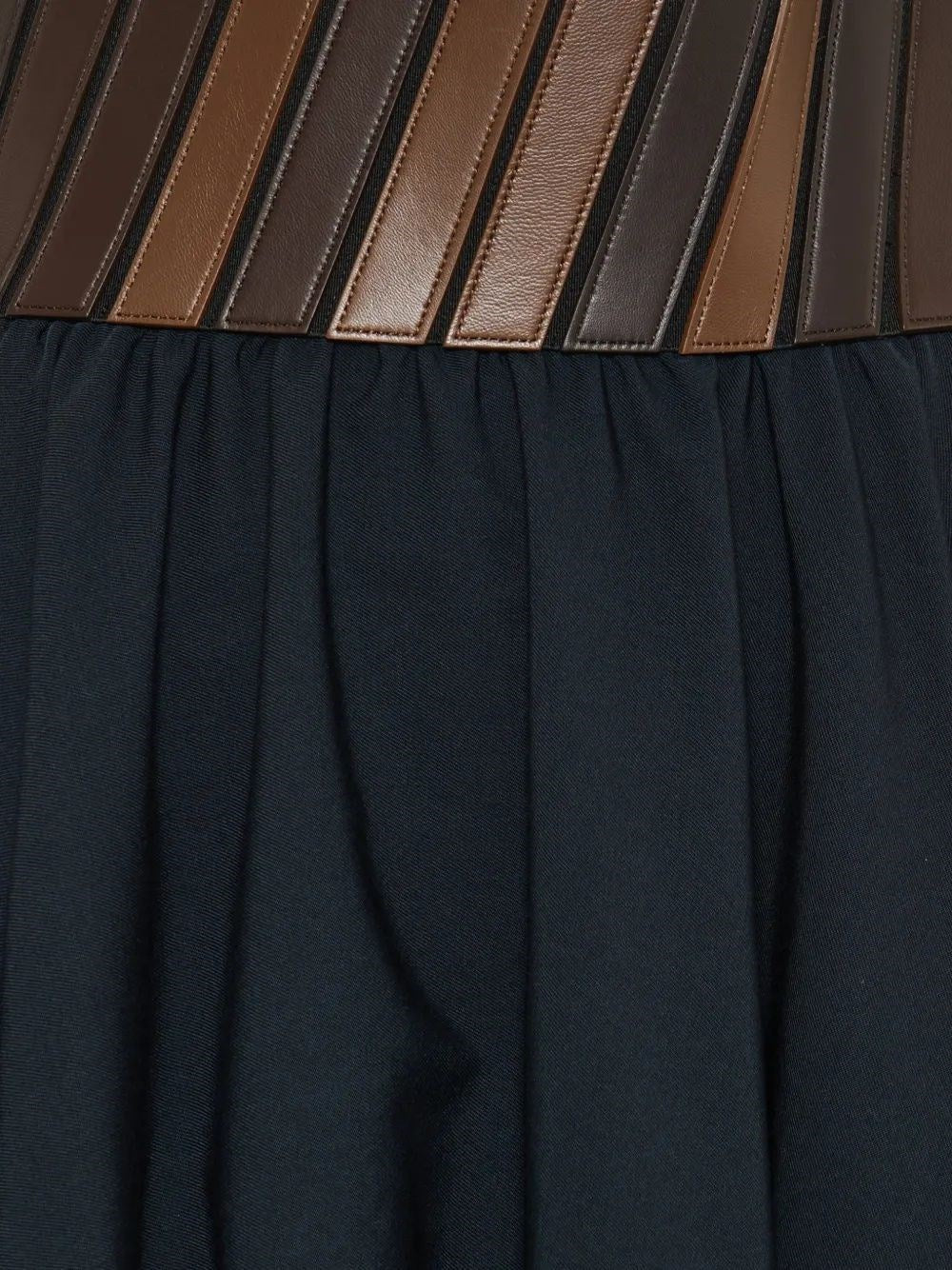 Alaïa Women Skirt With Leather Inserts