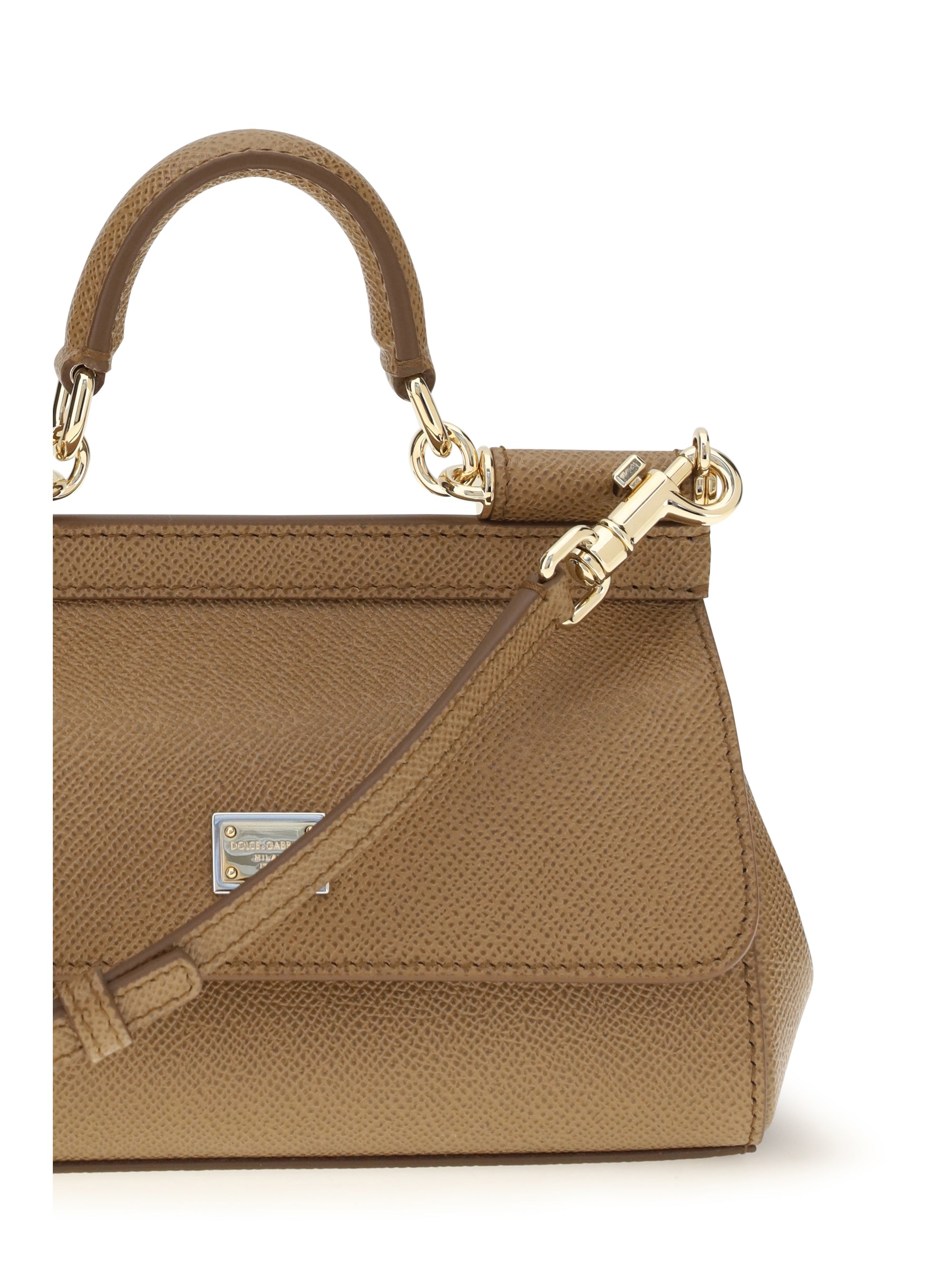 Dolce & Gabbana Women Sicily Small Leather Handbag