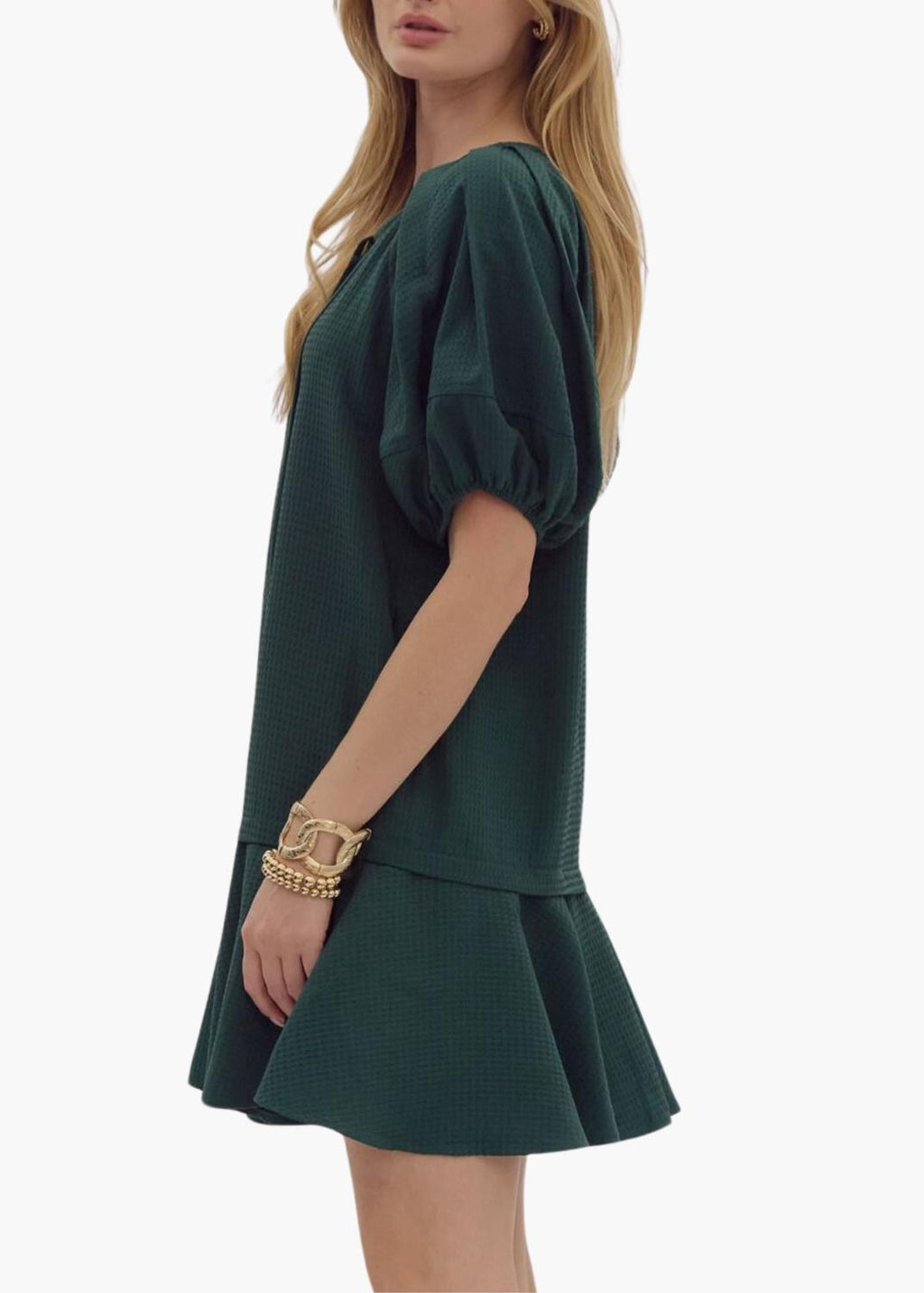 Madison Mini Dress In Forest