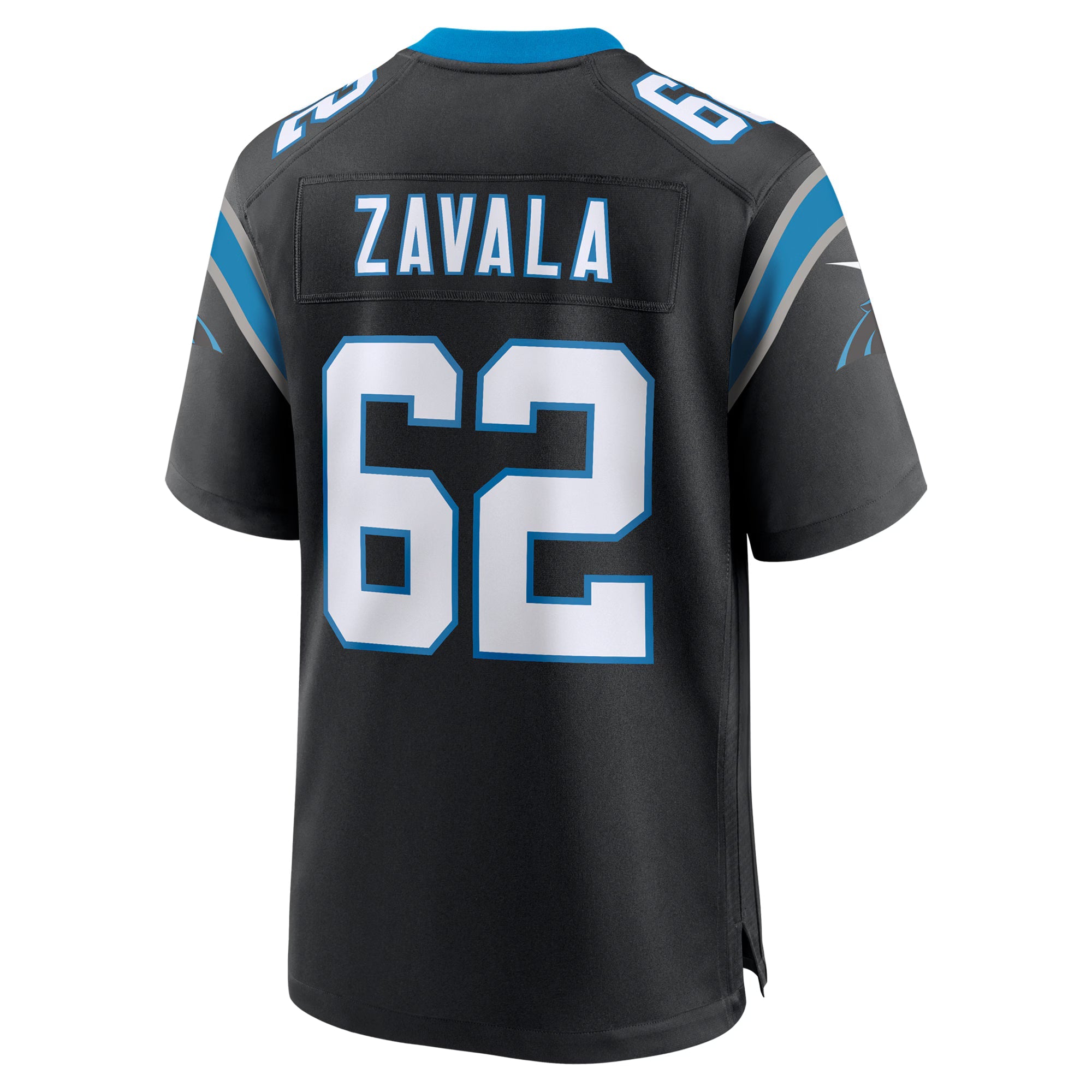 Carolina Panthers Chandler Zavala Black Game Jersey